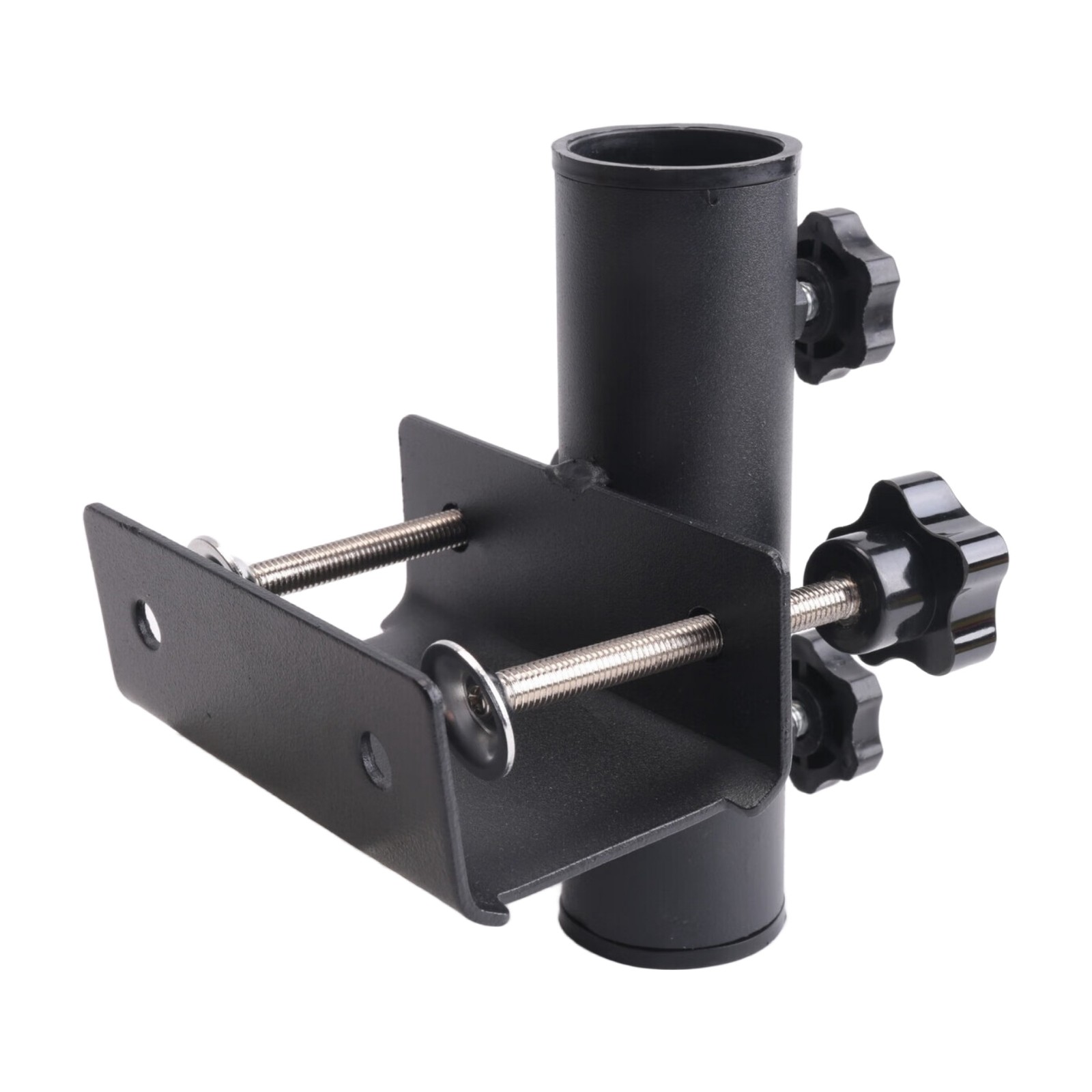 Garden Courtyard Parasol Stand Umbrella Holder Clip RV Flagpole Holder U9Z85798