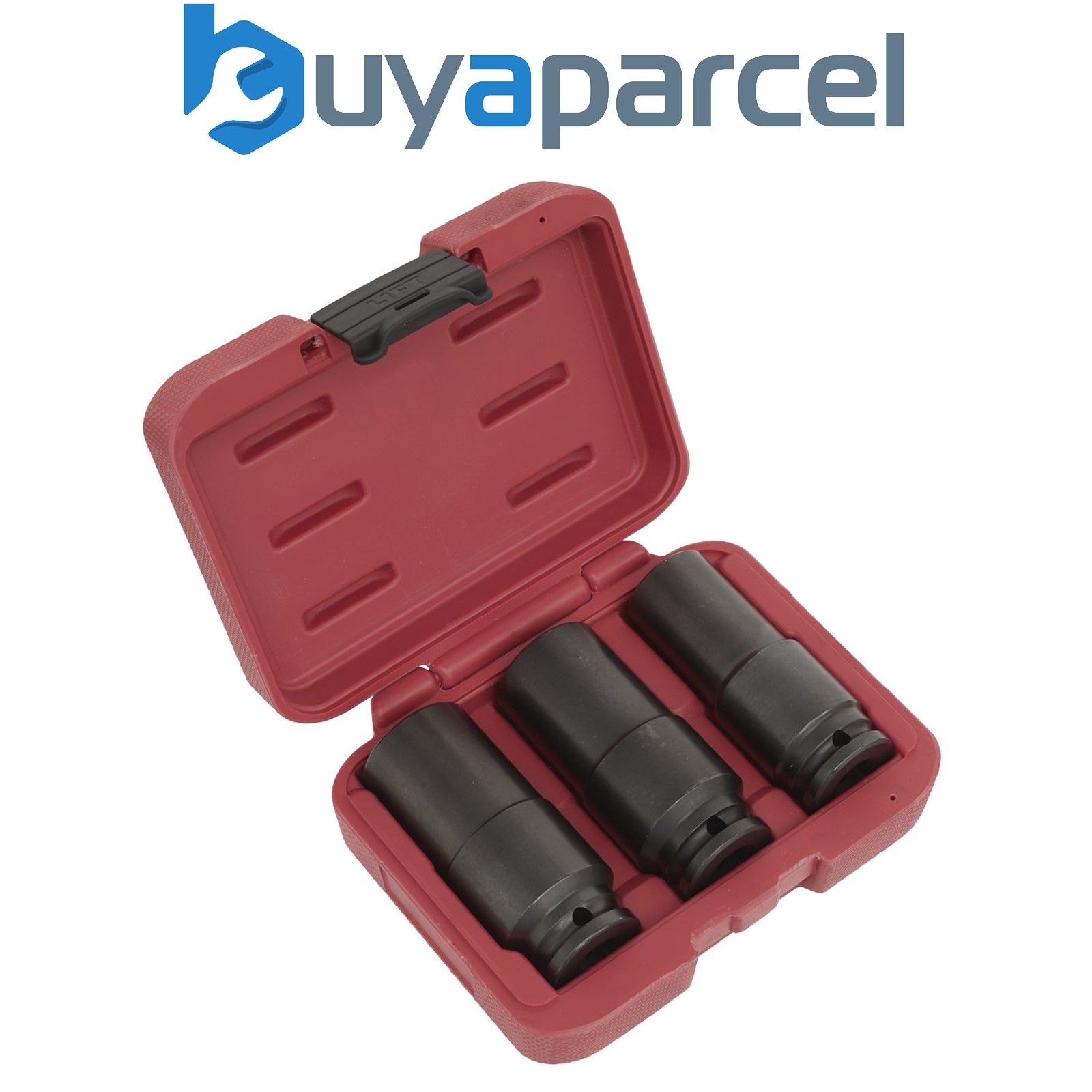 Sealey SX319 Deep Weighted Impact Socket Set 1/2"Sq Drive 3pc