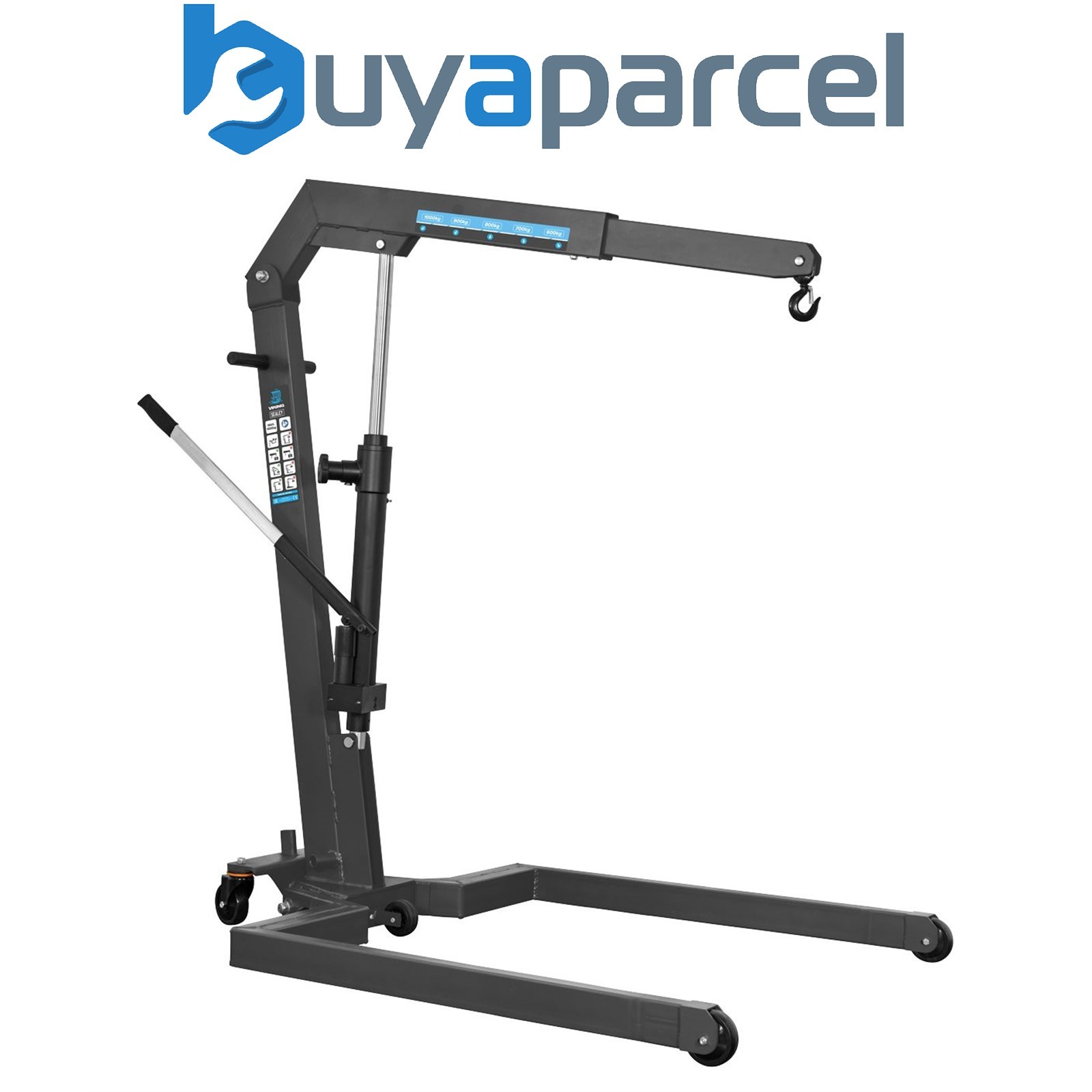 Sealey PFC101S Viking Industrial Engine Crane 1 Tonne