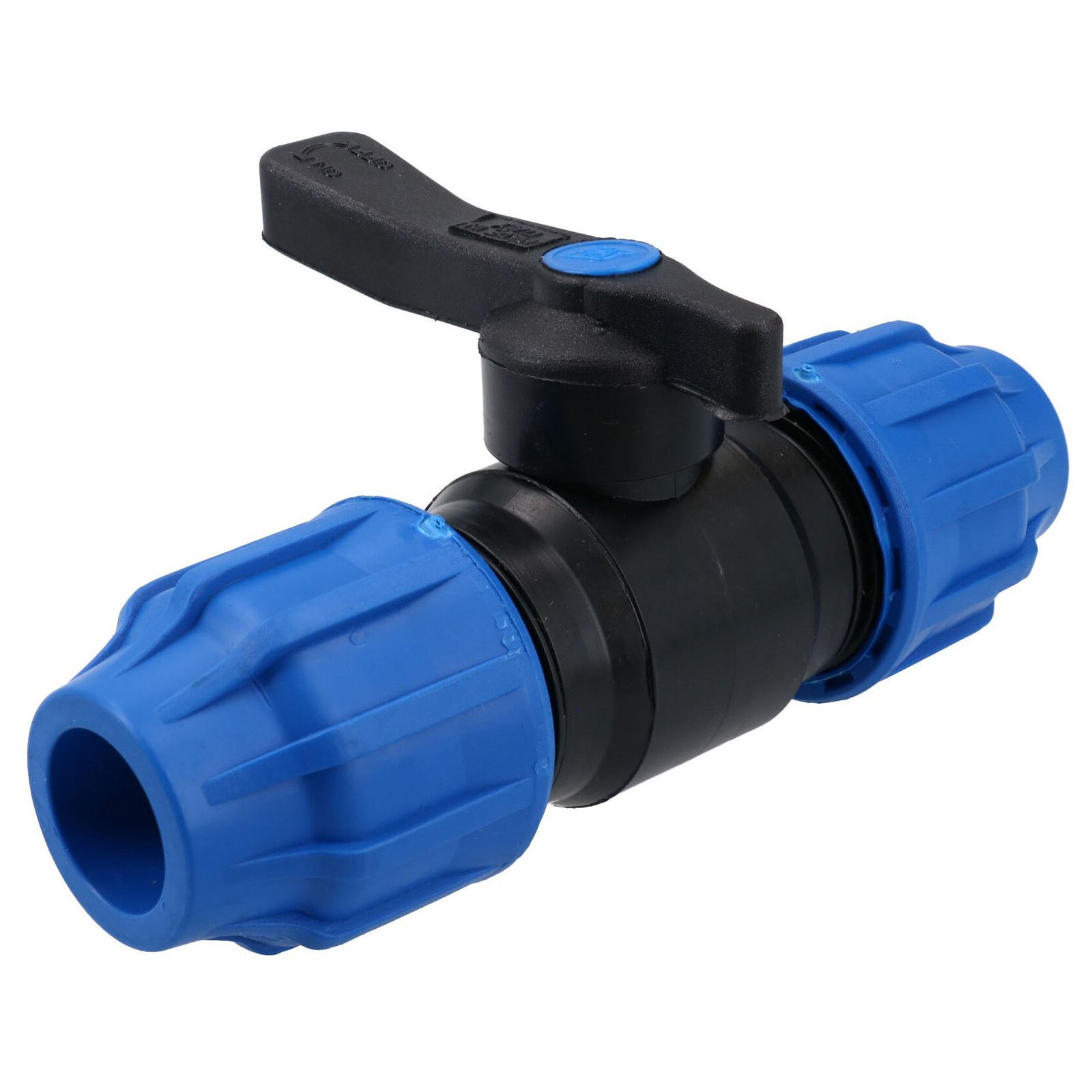 25 x 25mm MDPE Stopcock Hose Joiner Shut-off Underground Disconnect PN16