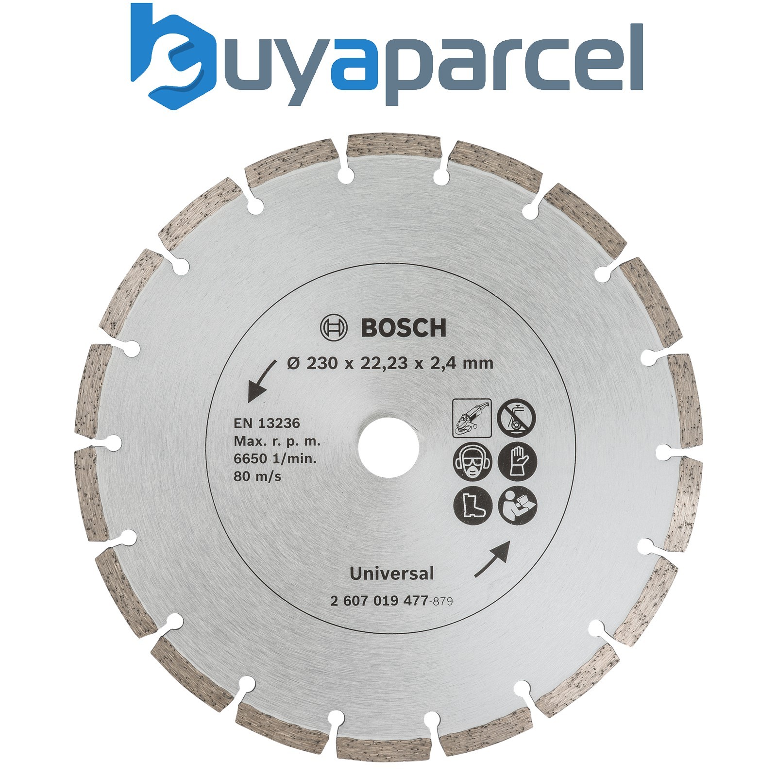 Bosch 2607019479 Diamond Cutting Disc For Building Materials 230 mm Twin Pack