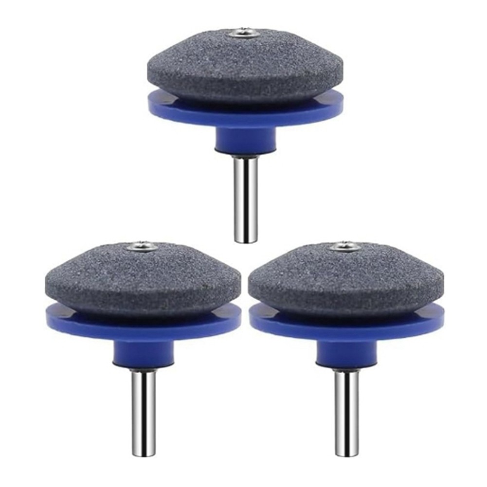3X(Lawnmower Sharpener,Lawn Mower Blade Sharpener Tool Kit, Universal8953