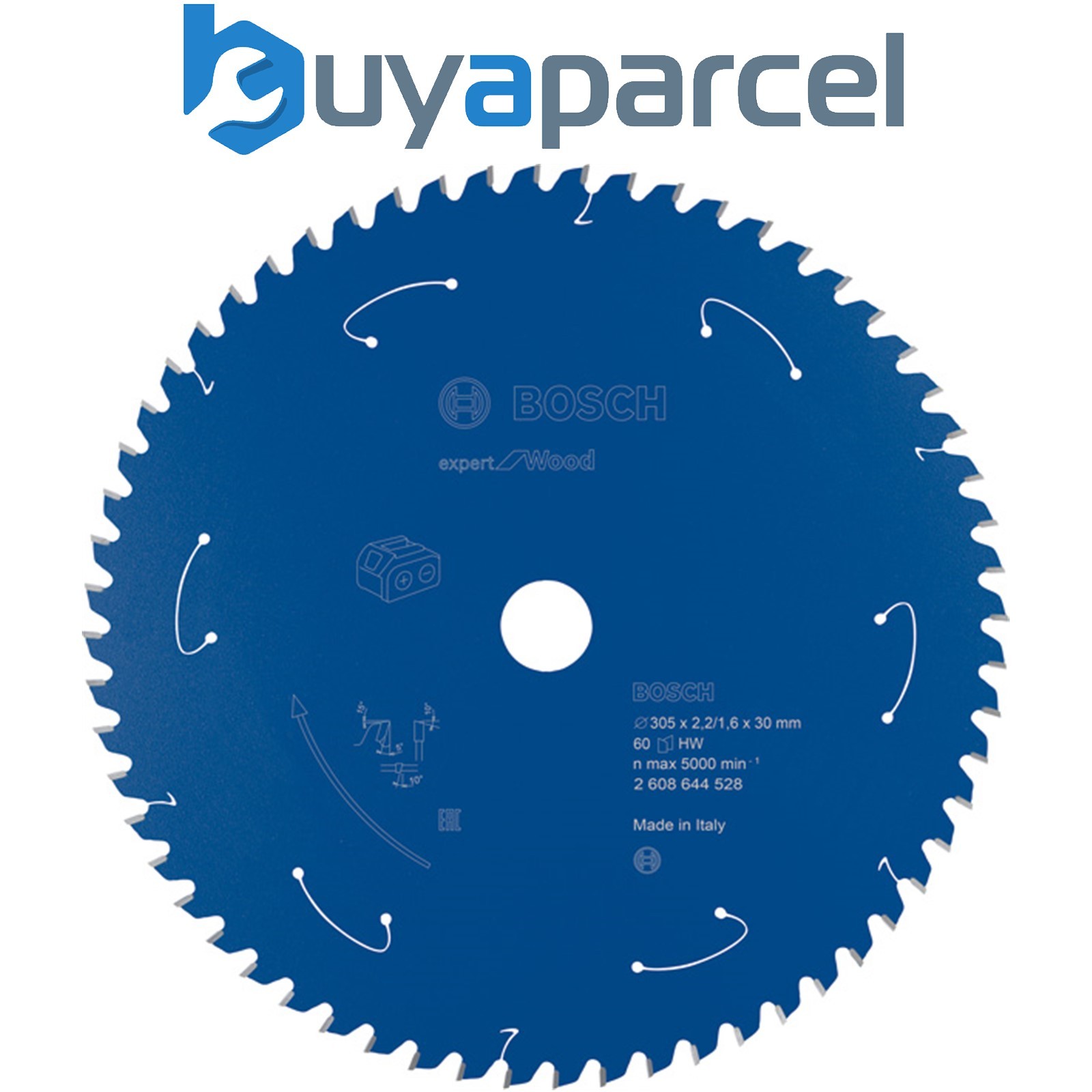Bosch Expert Wood Circular Saw Blade Cordless Saws 305x2.2/1.6x30 T60 2608644528