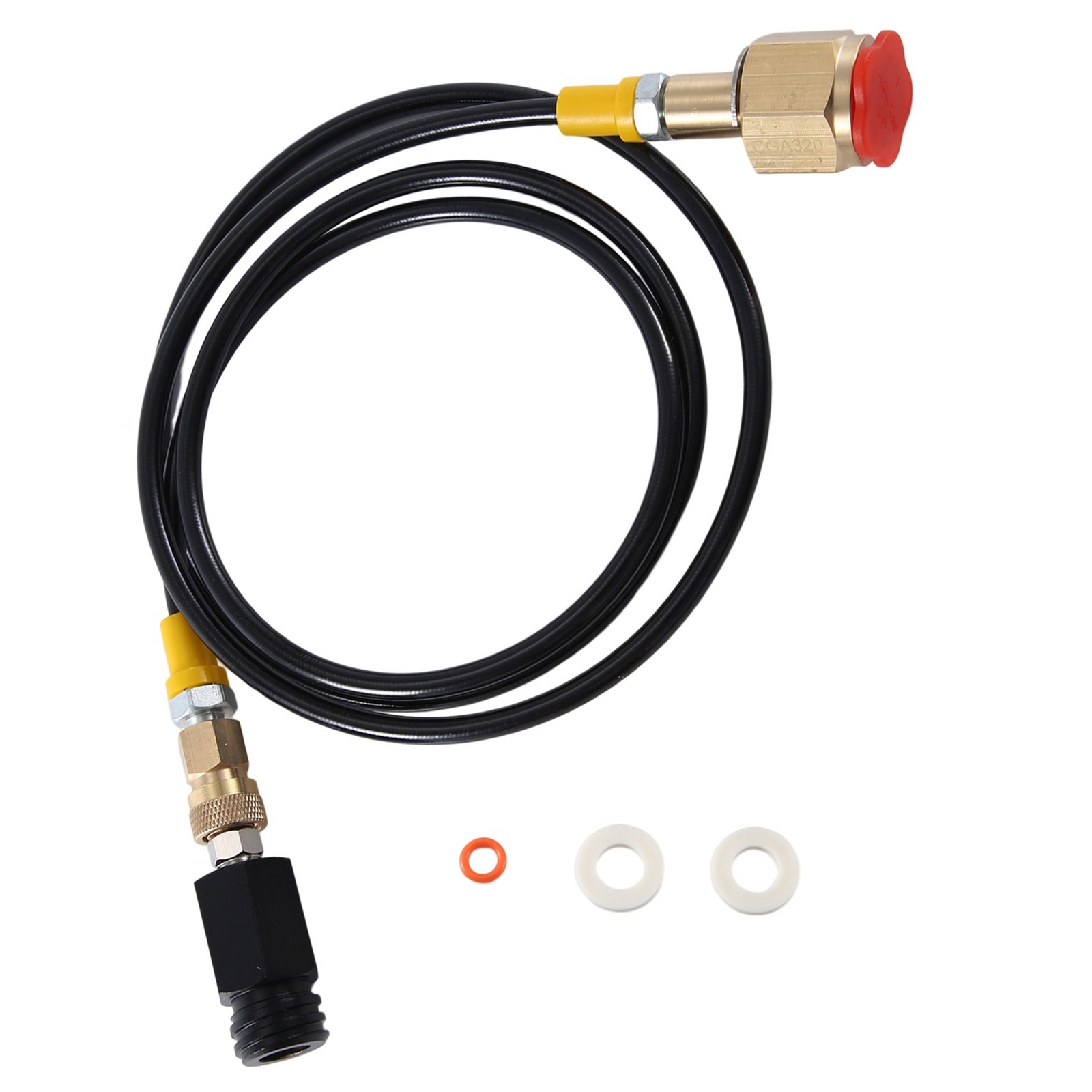 1.5 Meters Hose Adapter to CO2 Tank Home Soda Maker CGA320 for Fizzy2232