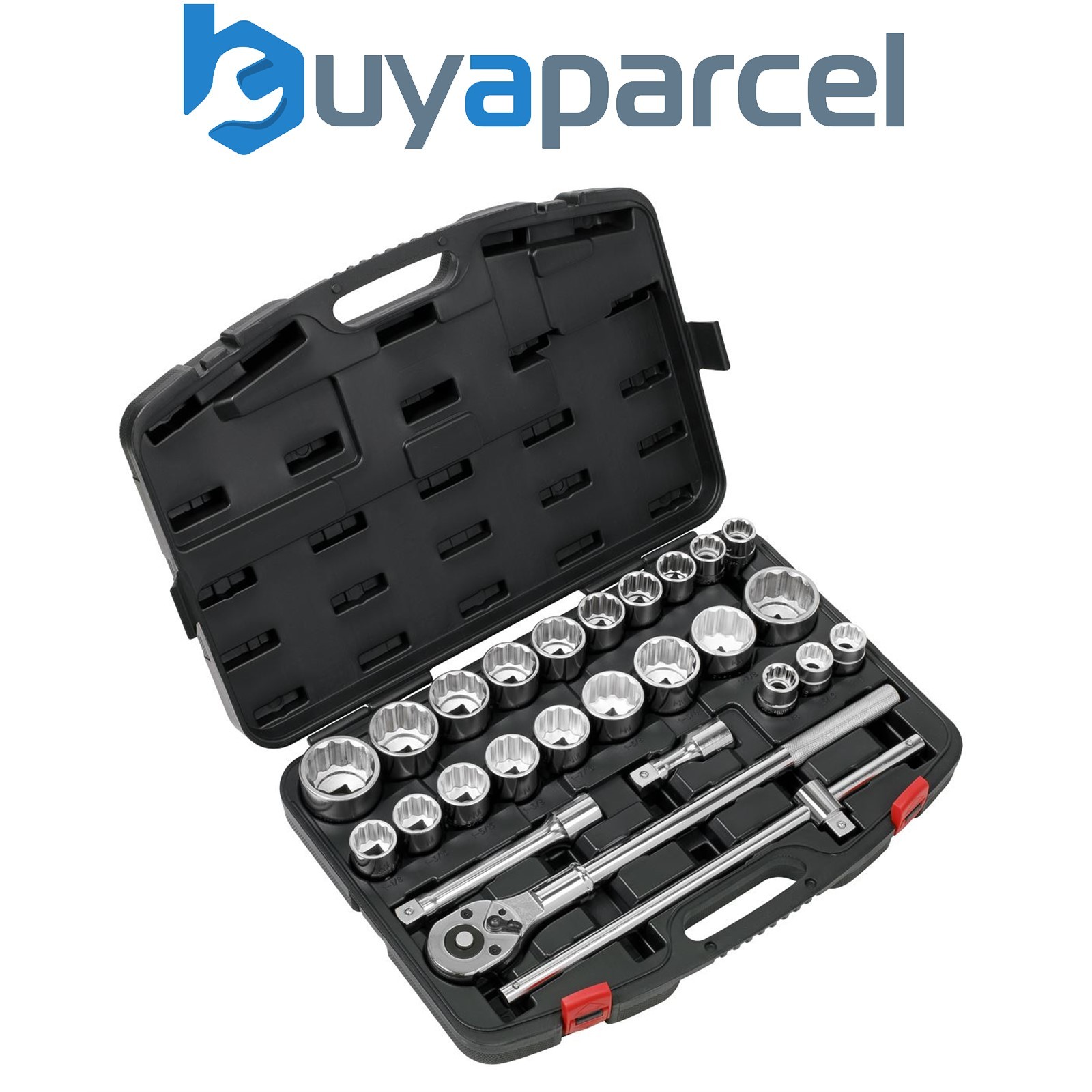 Sealey AK2584 Premier Metric/Imperial Socket Set 3/4"Sq Drive 12-point 26pc