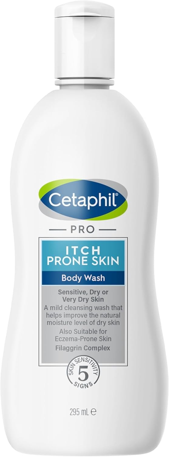 Cetaphil PRO Body Wash 295ml For Itch Prone & Eczema Prone Skin With Niac