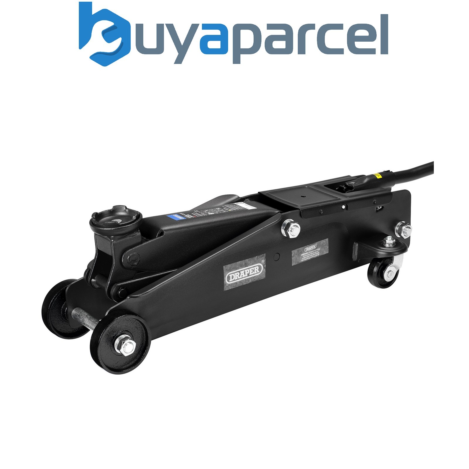 Draper 27635 Trolley Jack, 3 Tonne, Black