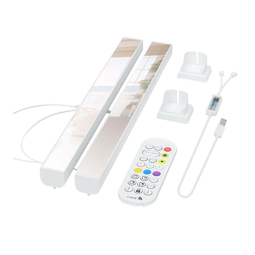 2PC LED Light RGB Room Decor Abyss Lamp Bluetooth Ambient Night Light5957