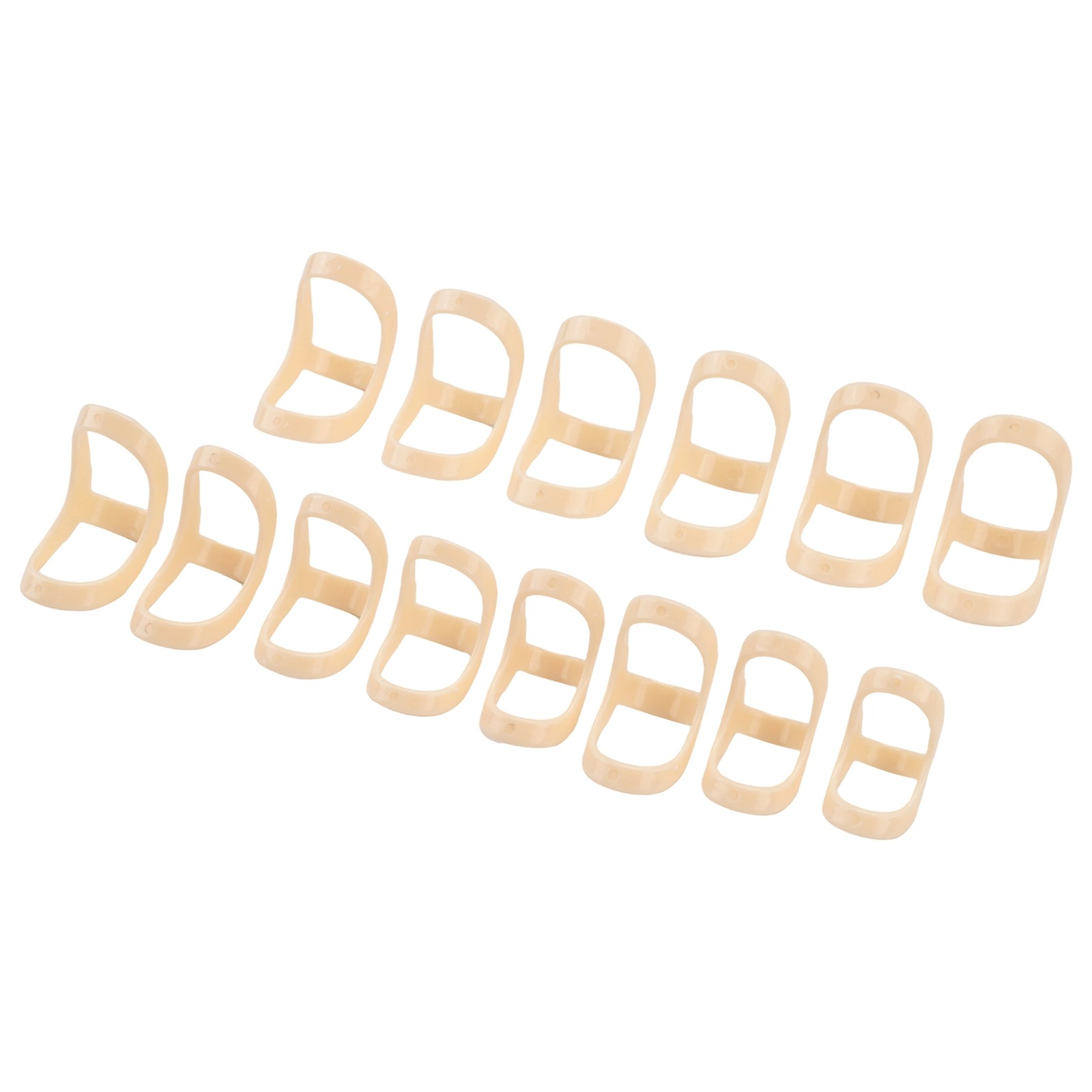 10X(14PCS  Finger Splint Protector Light & Breathable Finger Support to9657