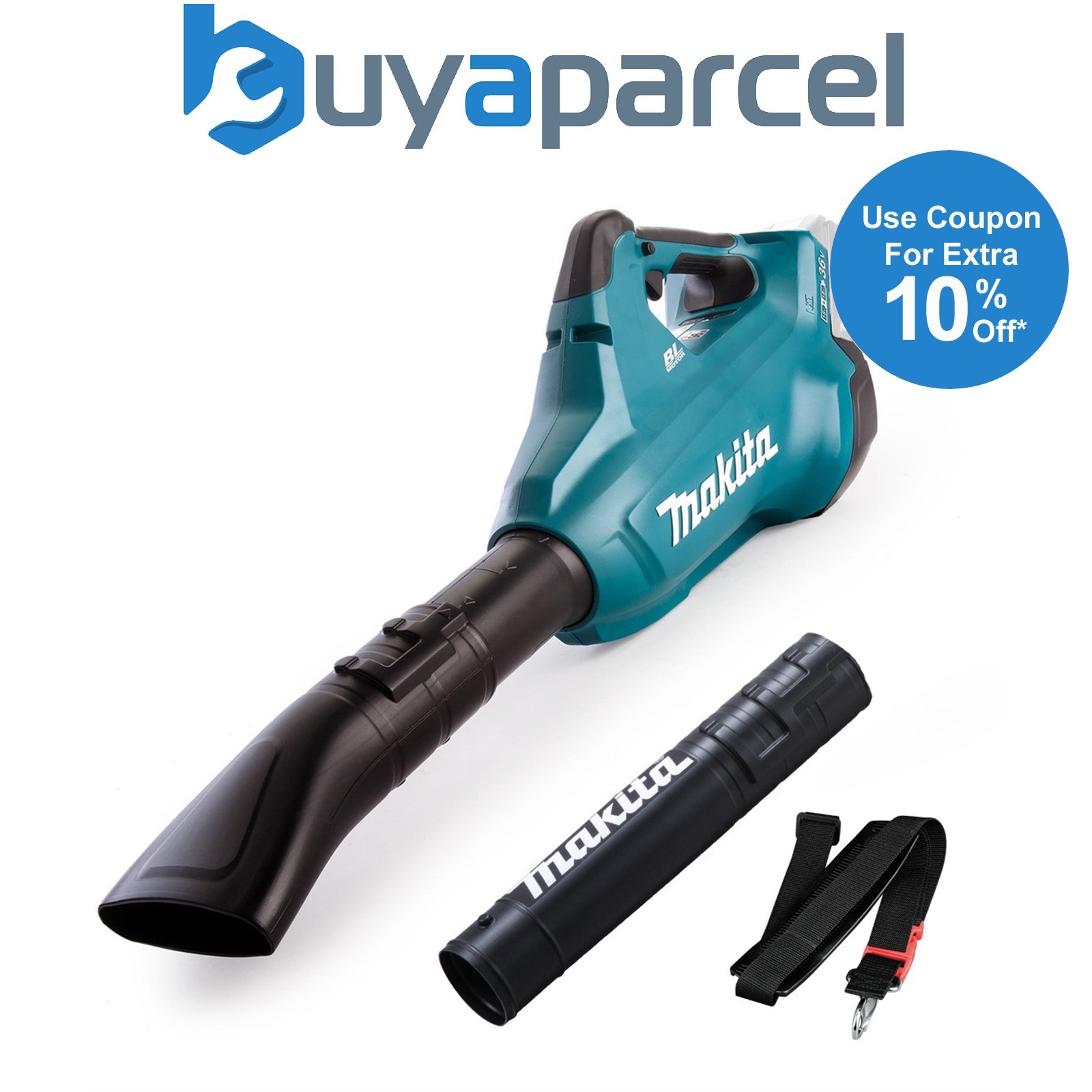 Makita DUB362Z Twin LXT 18v / 36v Lithium Brushless Leaf Blower + Flat Nozzle