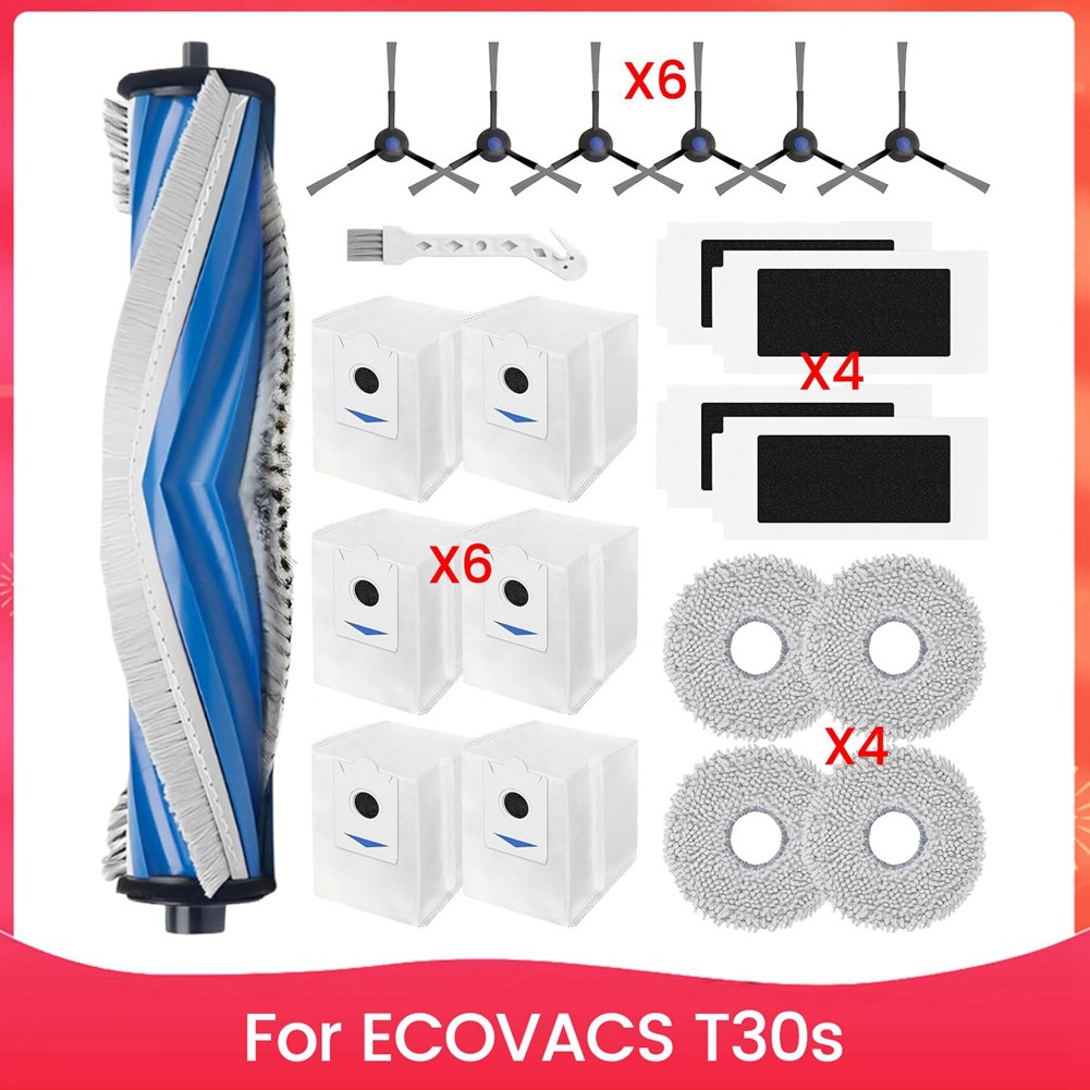 Replacement Parts for T30s Robot Vacuum Cleaner Accessories Main Side6627