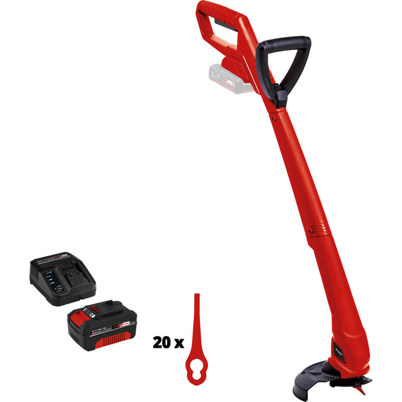 Einhell GC-CT 18/24 Li P 18v Cordless Grass Trimmer 240mm 1 x 4ah Li-ion