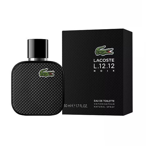 LACOSTE L.12.12 NOIR 50ML EAU DE TOILETTE SPRAY BRAND NEW & SEALED