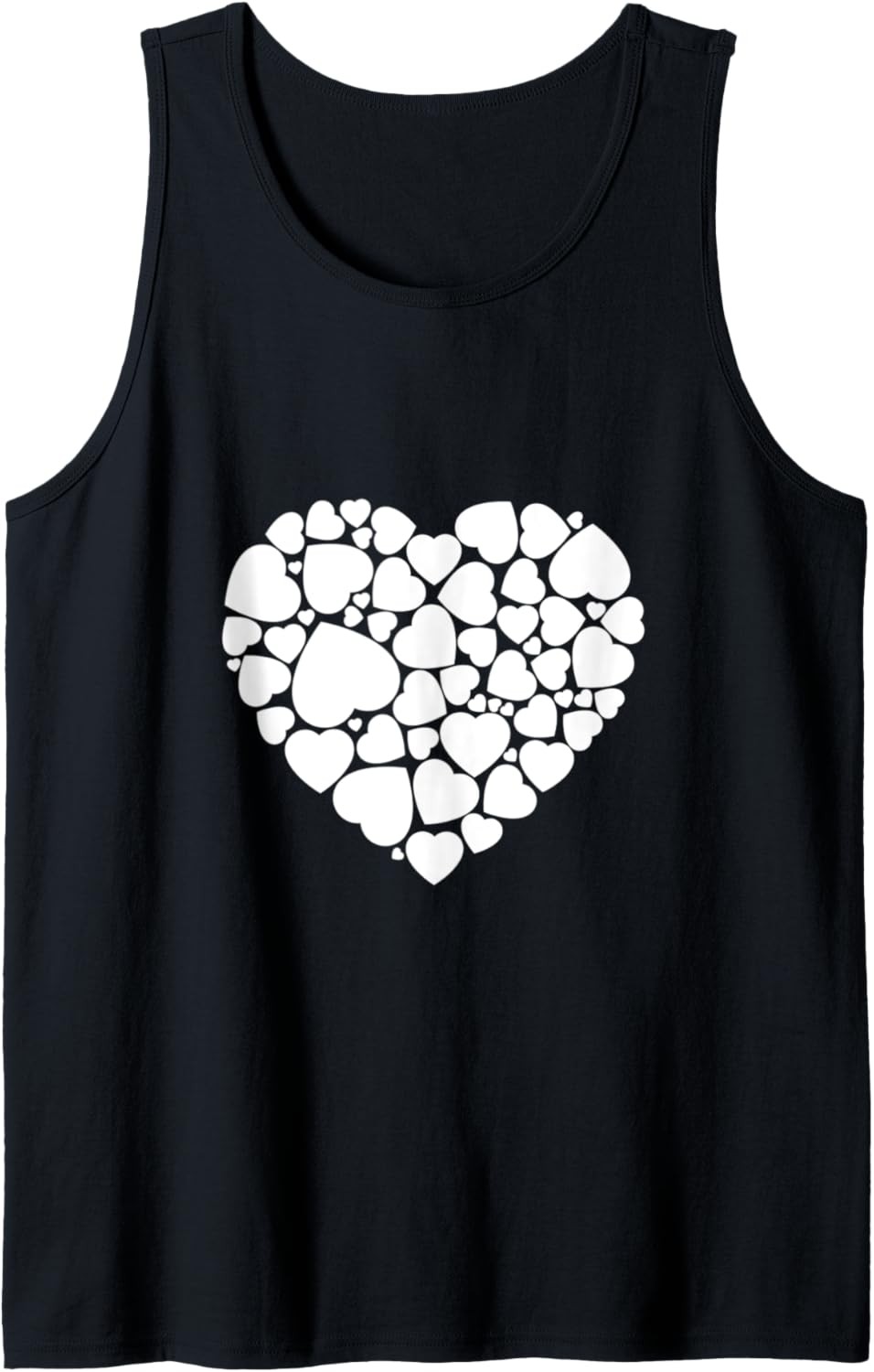 Lots Hearts LOVE Funny Valentines Day Gifts For Her, Him Tank Top