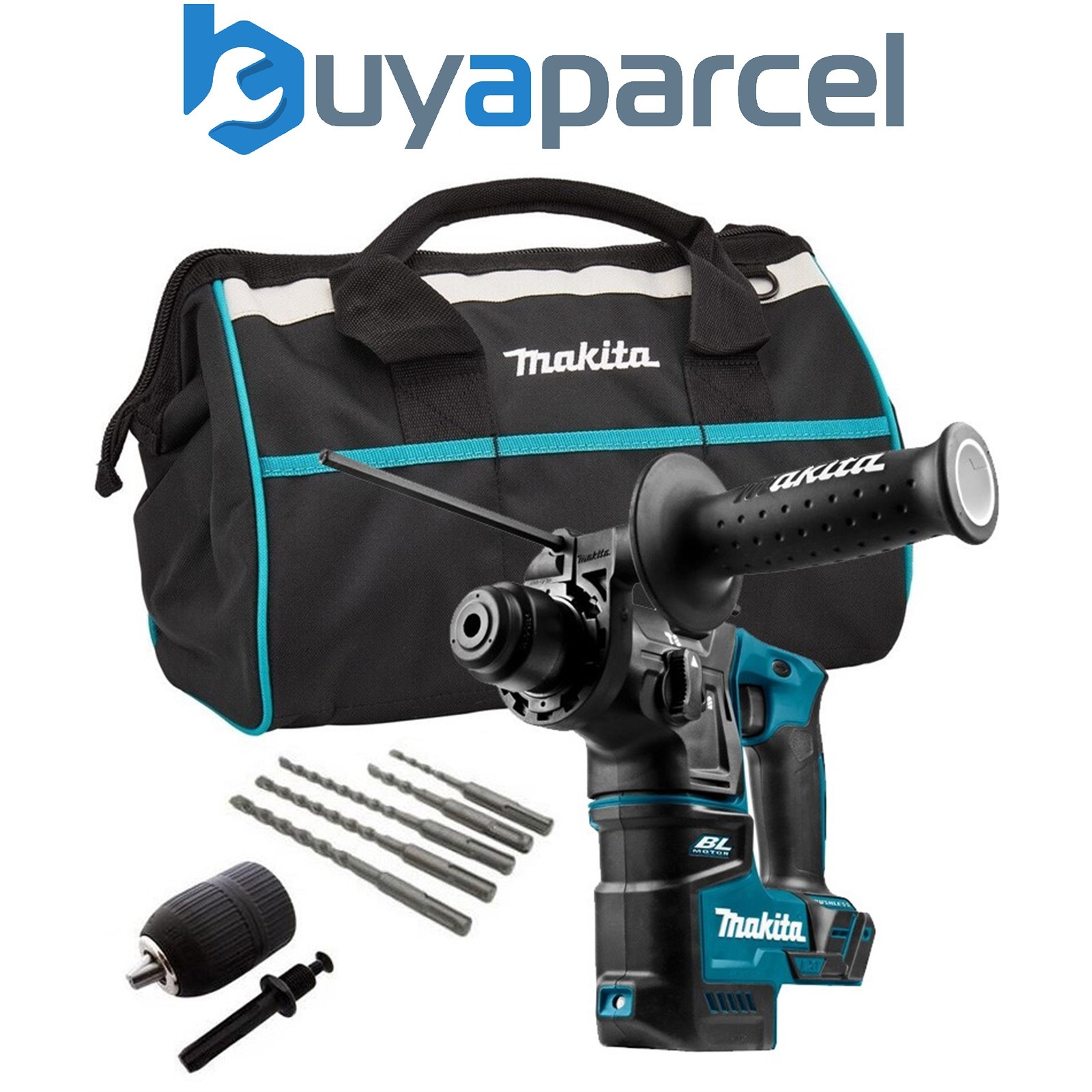 Makita DHR171Z 18V Cordless Brushless SDS Hammer Drill Bare + Chuck + Bits + Bag