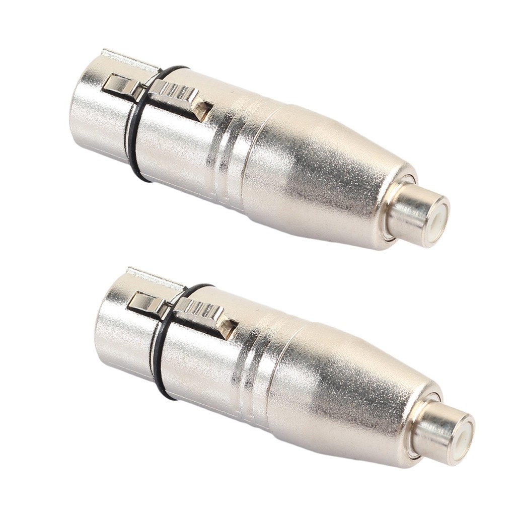 10X(2Pcs XLR to Adapter, Female to XLR Female Adapter Jack Plug Adapter D8J6)