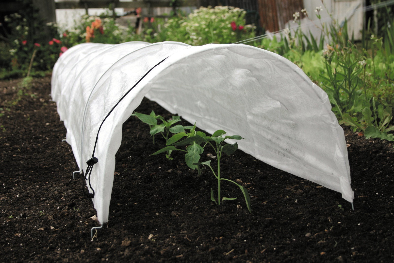 Garden Grow Tunnel Fleece Cloche Tent for Outdoor Crops Plants Flower Protection