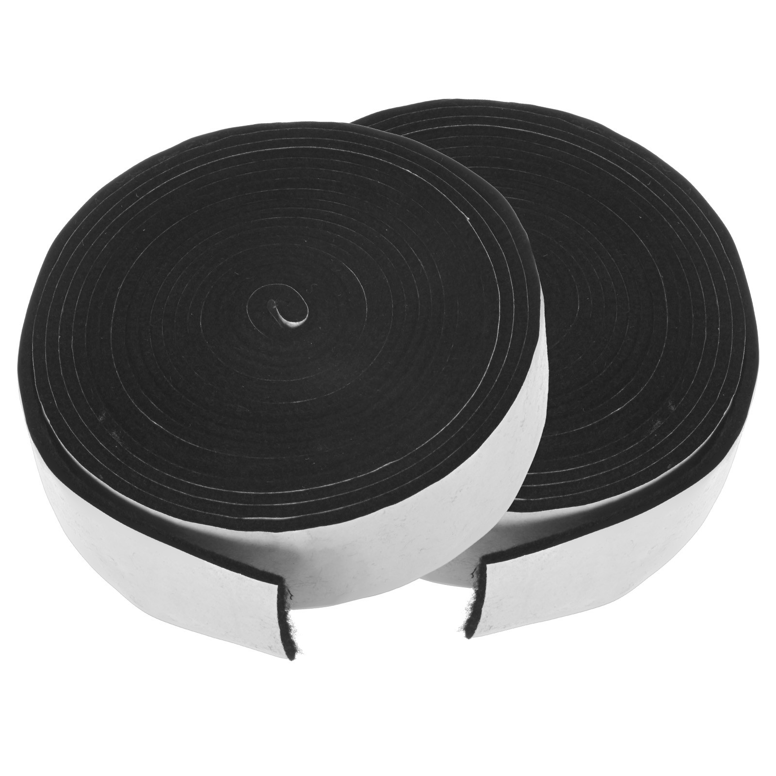 2-Pack Smoker Gasket Seals, 1.4" x 0.12" 15FT Grill Gasket Tape [Black White]