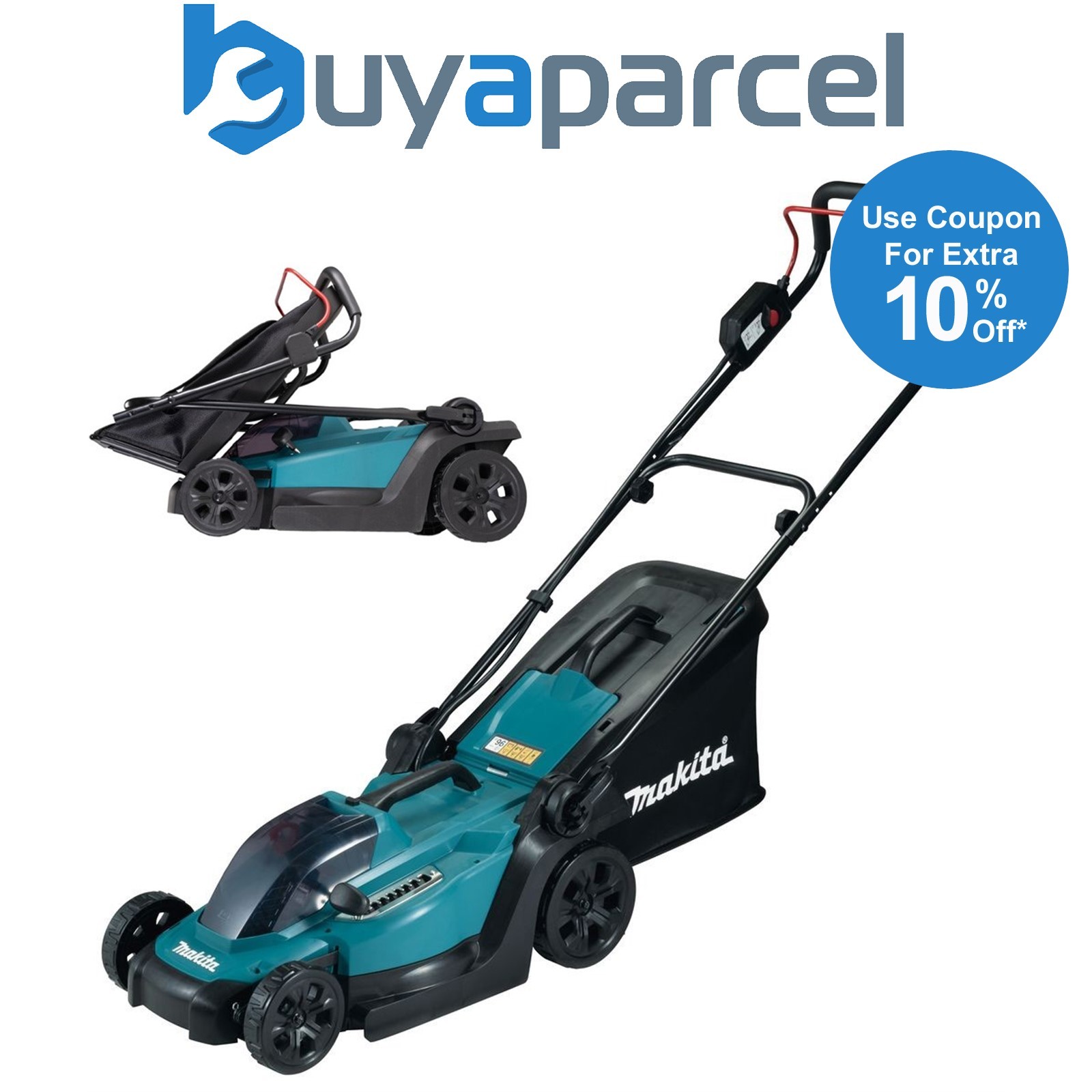 Makita DLM330Z 18v LXT Cordless Lithium Battery Lawn Mower 33cm Cut - Bare Unit