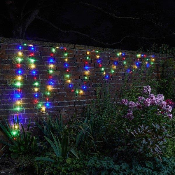 Smart Garden Smart Solar Super Bright 200 Smart String Lights - Multi Coloured L