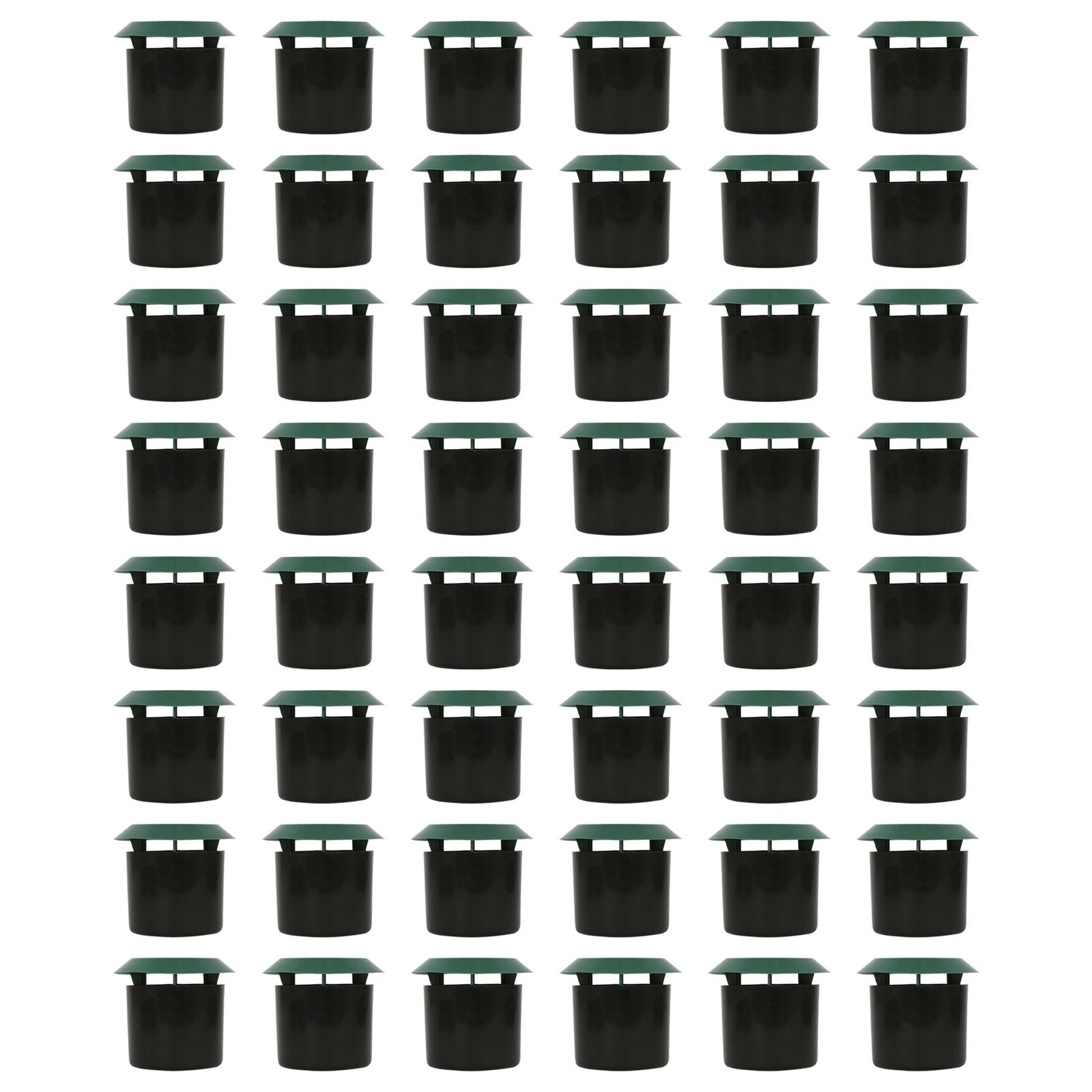 48x Slug & Snail Beer Traps 11.5cm x 10cm Green/Black Simple Garden Catcher Trap