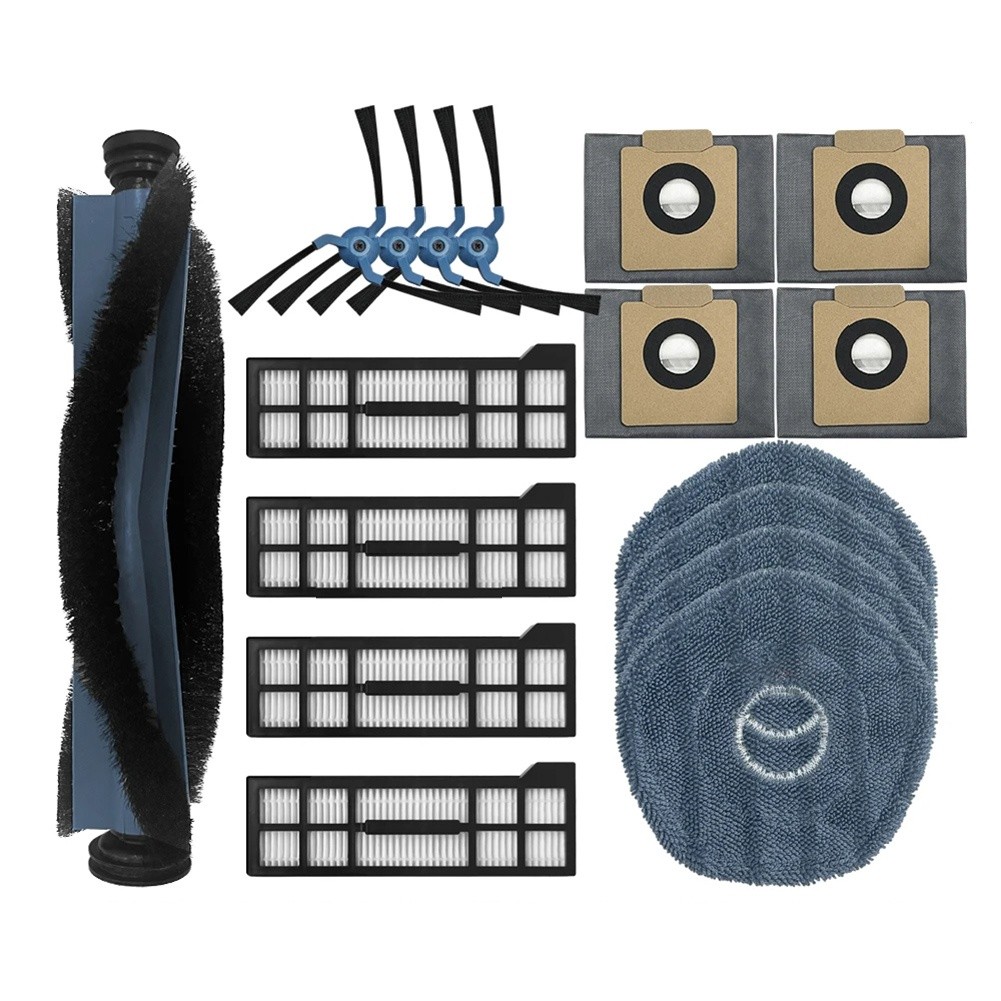 For X10 Pro Onmi Replacement Main Side Brush HEPA Mop Pads Dust Bags8601