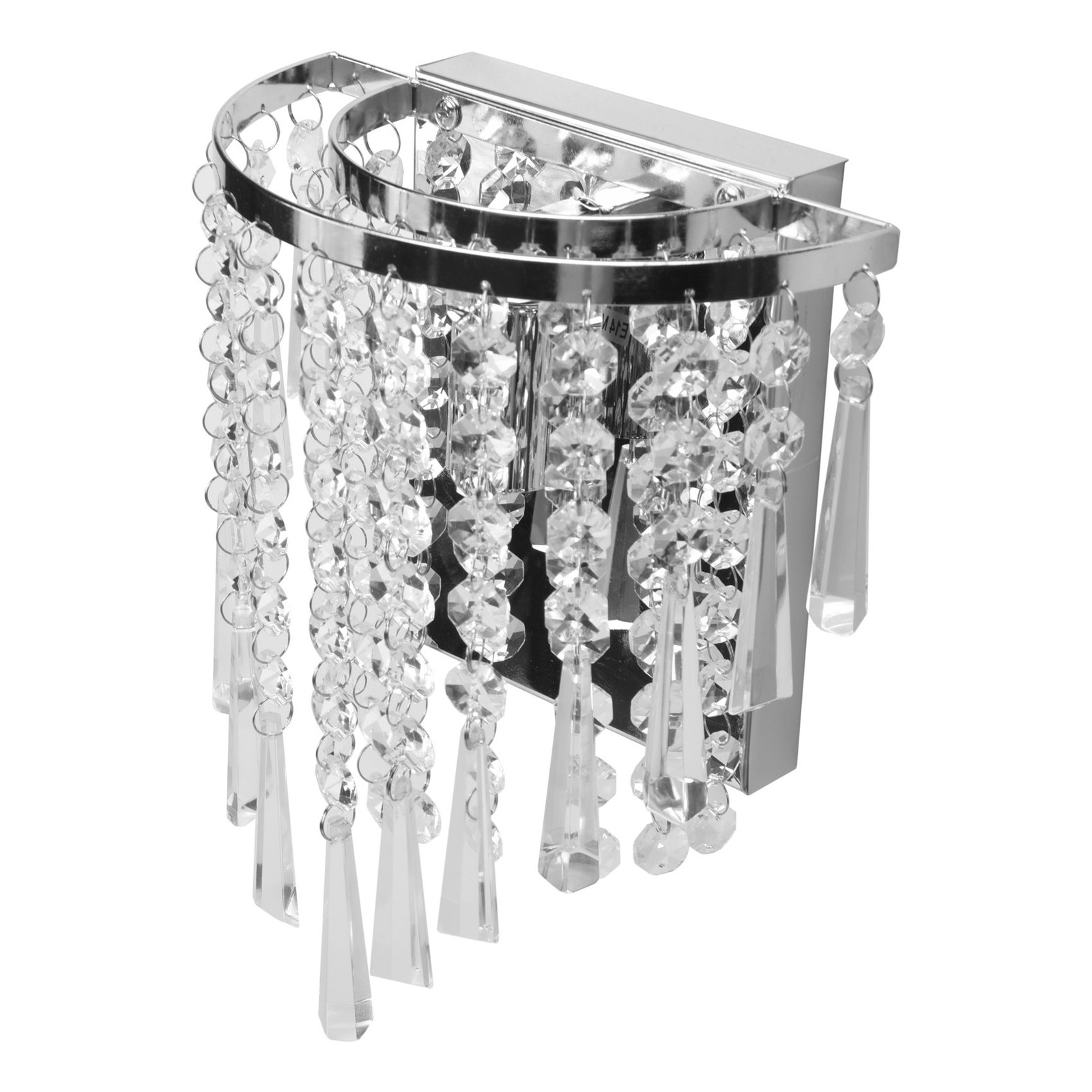 Modern Crystal Wall Lamp Chrome Sconce Wall Light for Living Room Bathroom6613