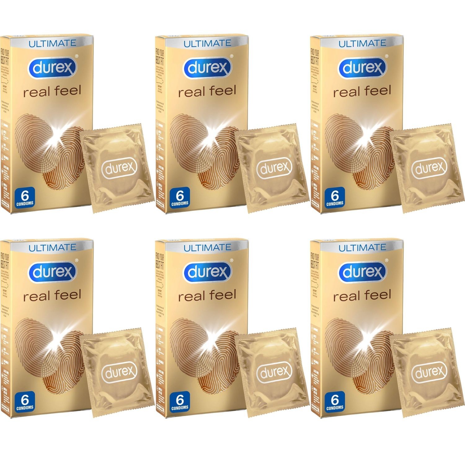 Durex Ultimate Real Feel Condoms 6 Units Pack 6