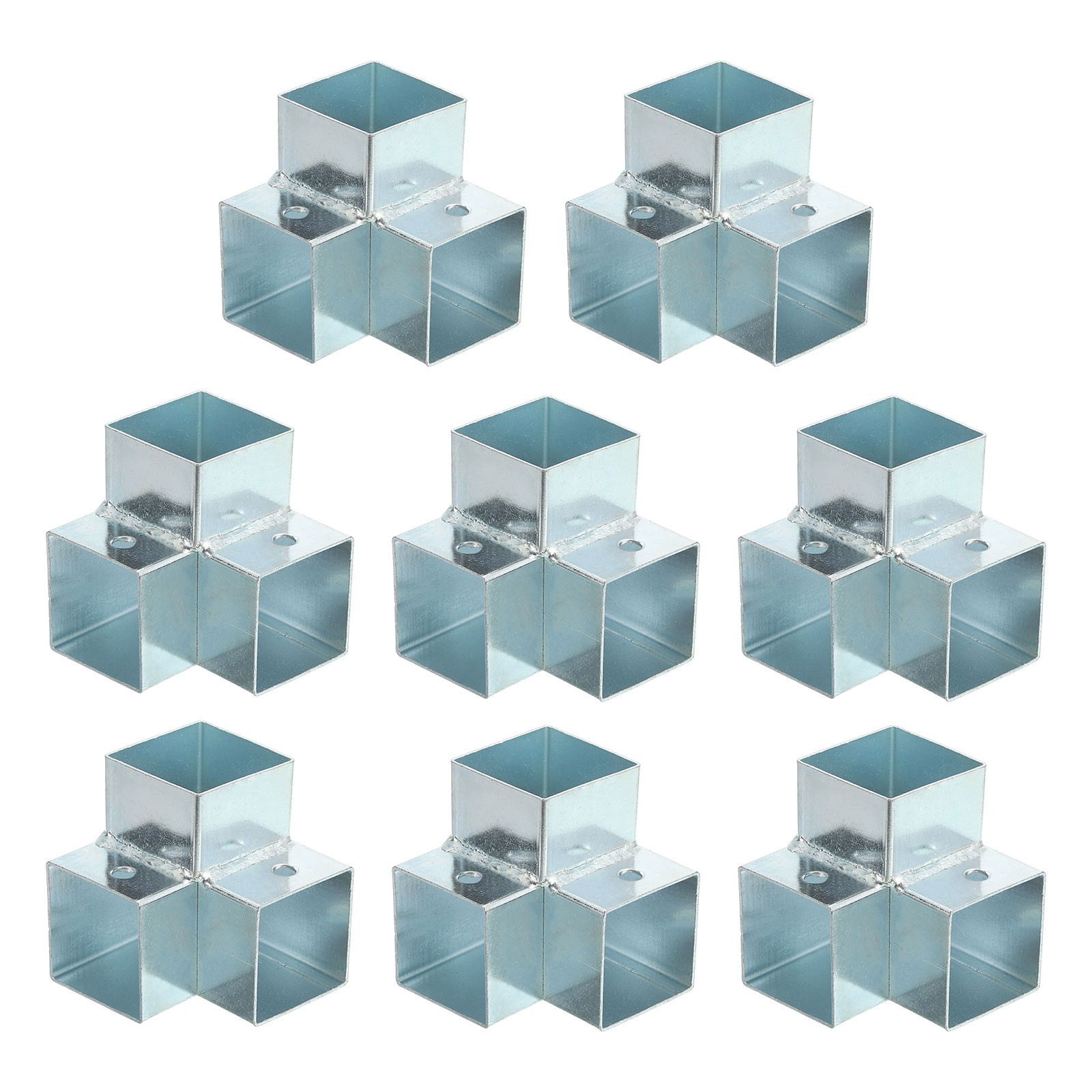 3-Way Gazebo Brackets Kit, Angle Bracket for 1.3" x 1.3" Lumber (8 Pack)