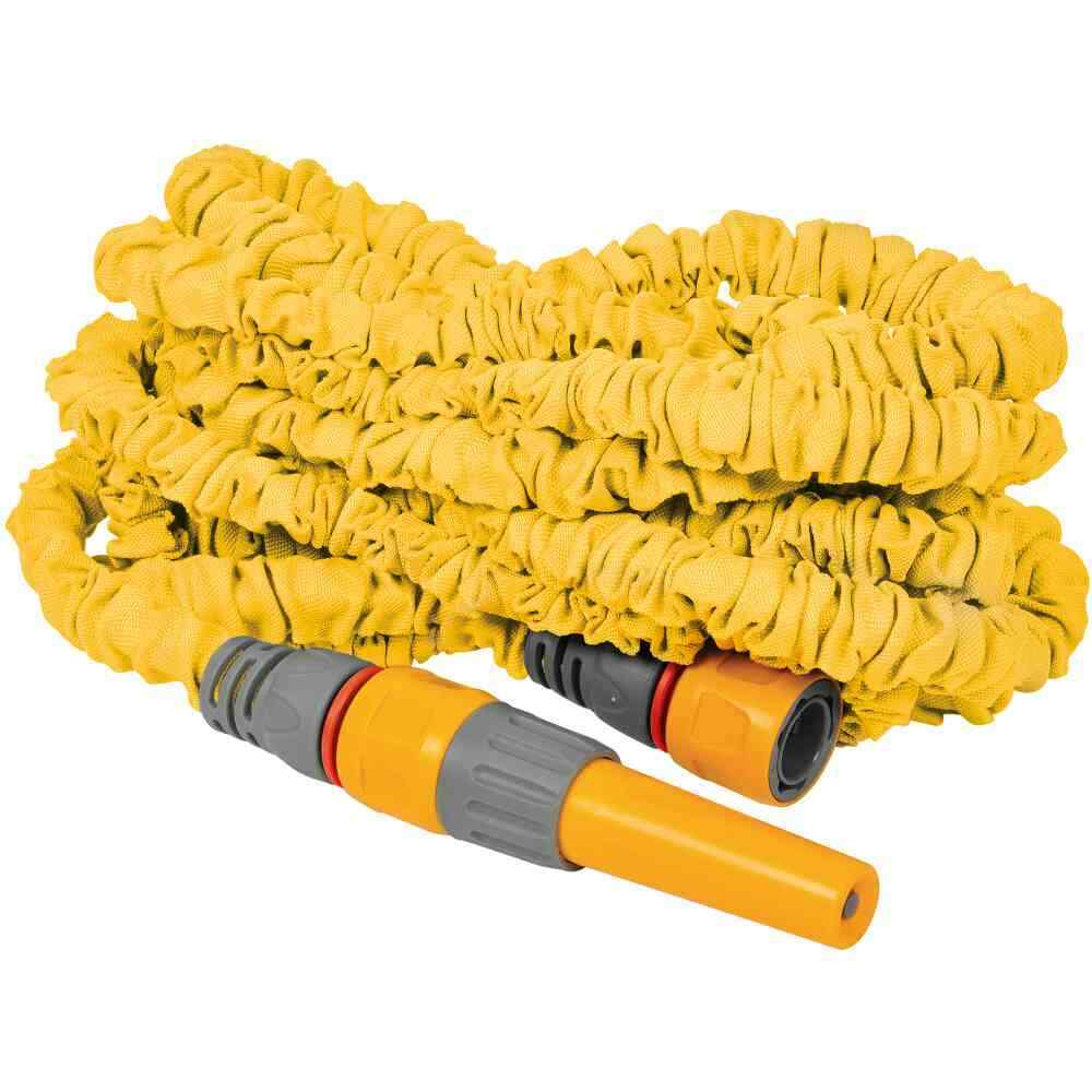 Hozelock Stretchable Garden Hose 13,3 On 40m,Incl. Mixer Yellow + Connection Set