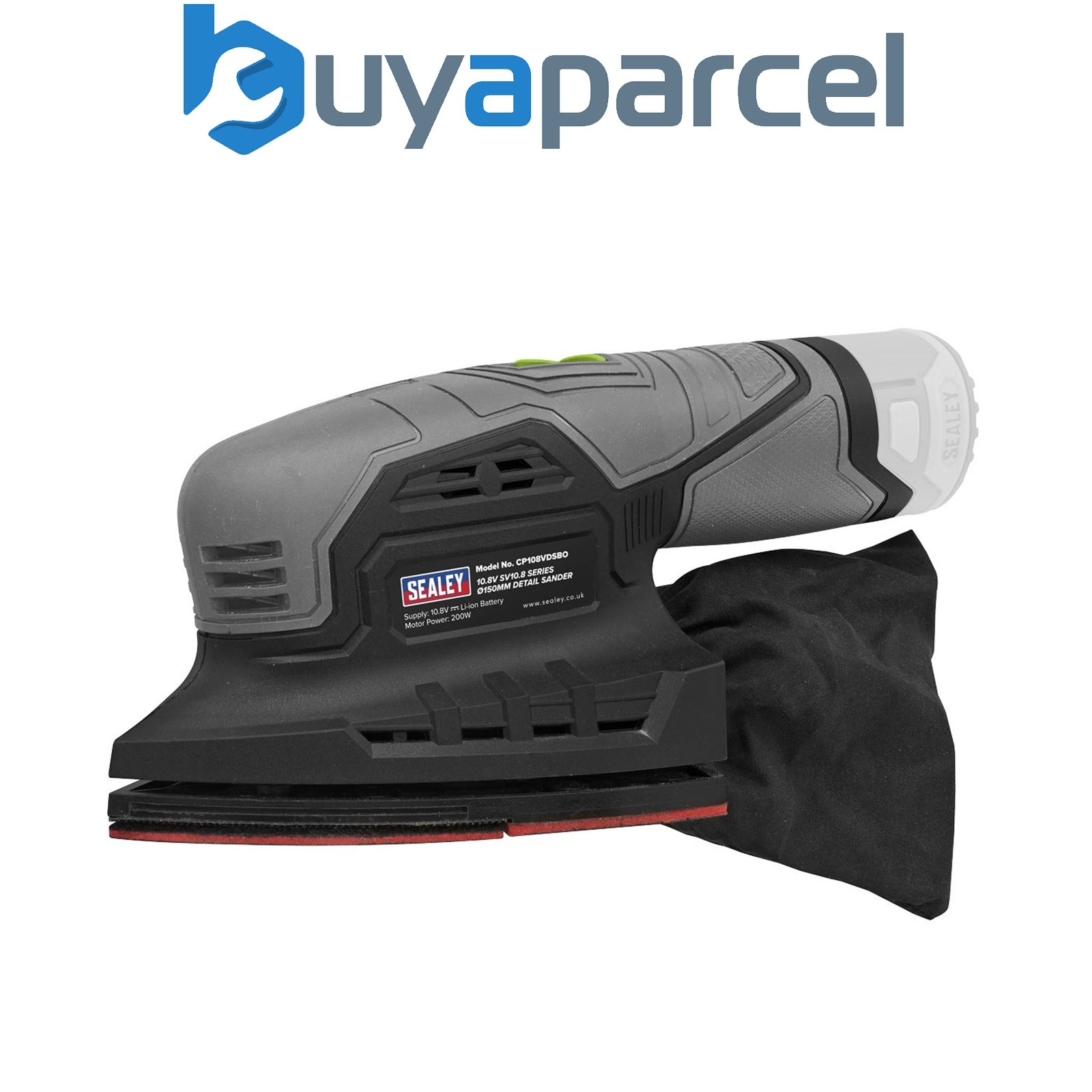 Sealey CP108VDSBO SV10.8 Series 150mm Cordless Detail Sander 10.8V - Body Only