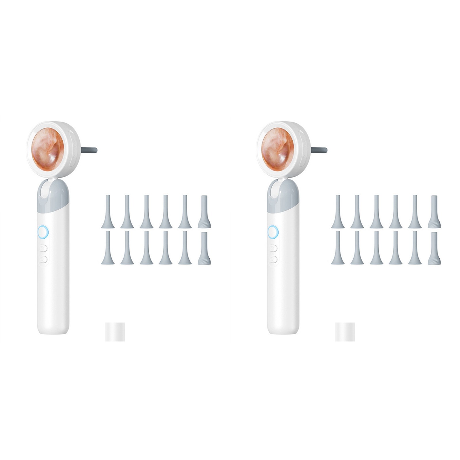 2X Visual Ear Otoscope 1.38 Inch IPS Endoscope 1080P Camera Ear Wax Clean4683