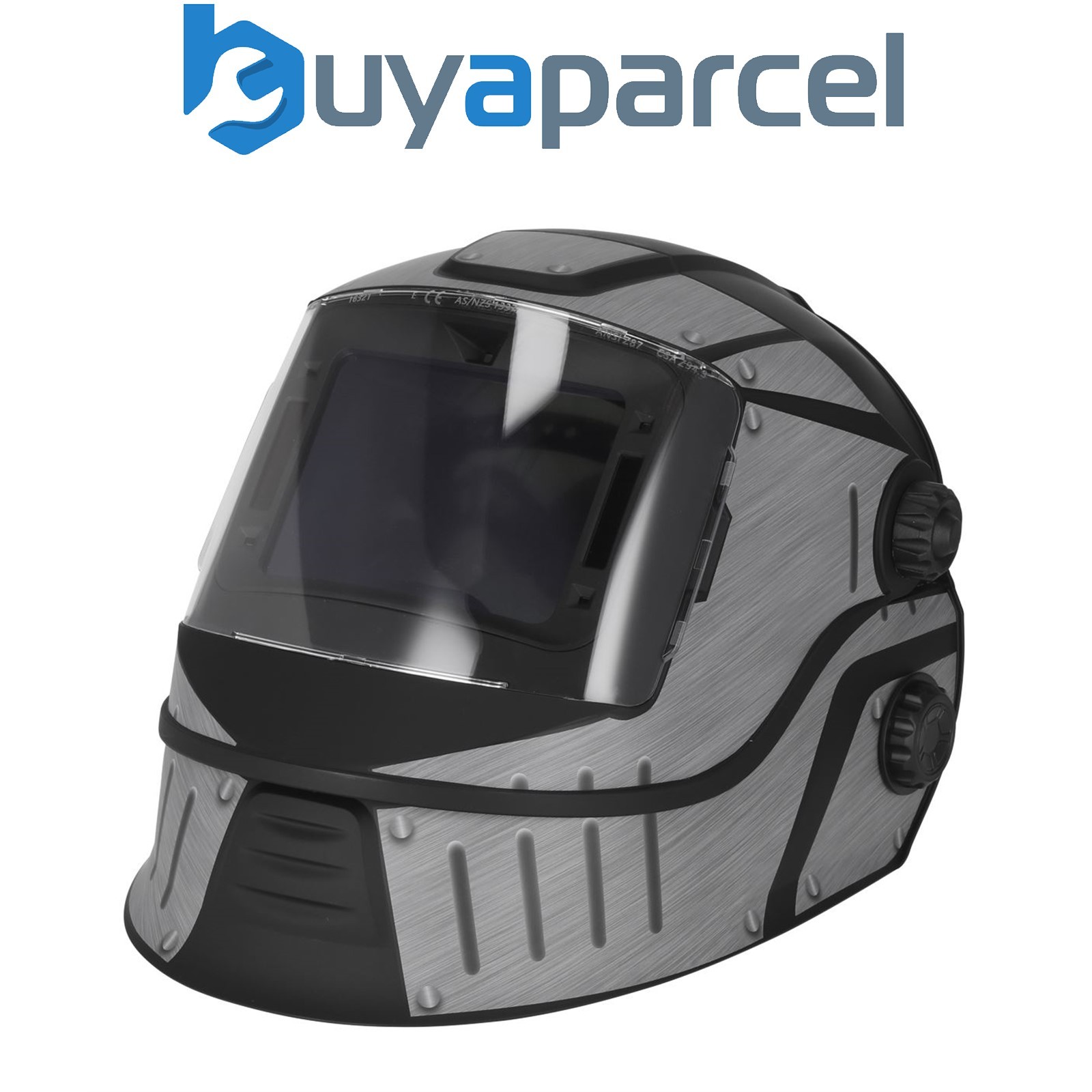 Sealey PWH603 Auto Darkening Solar Powered Flip-Up Welding Helmet Shade 9-13