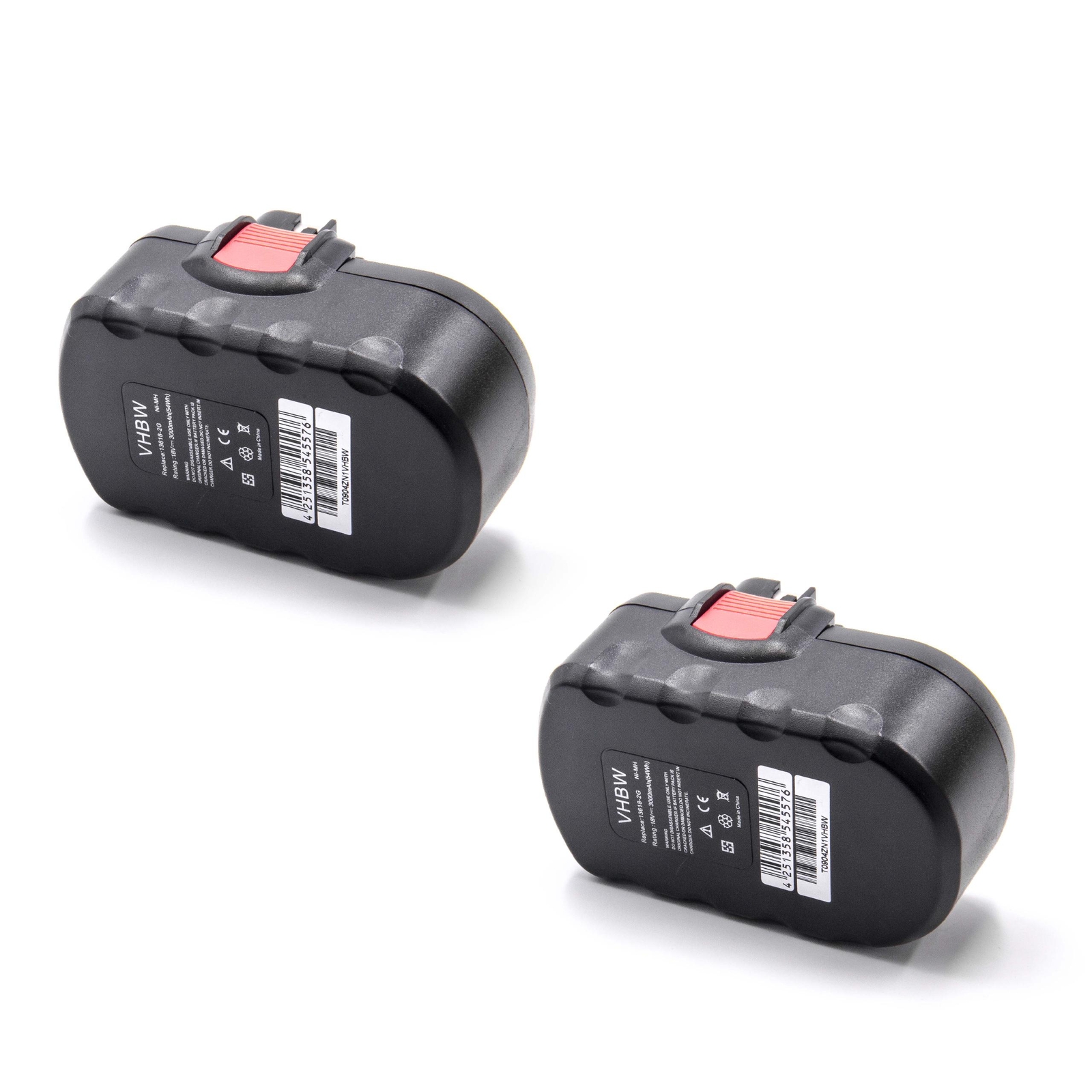 2x Battery for Bosch 13618 15618 13618-2G 1644-24 1644 1644B-24 1644K 18V