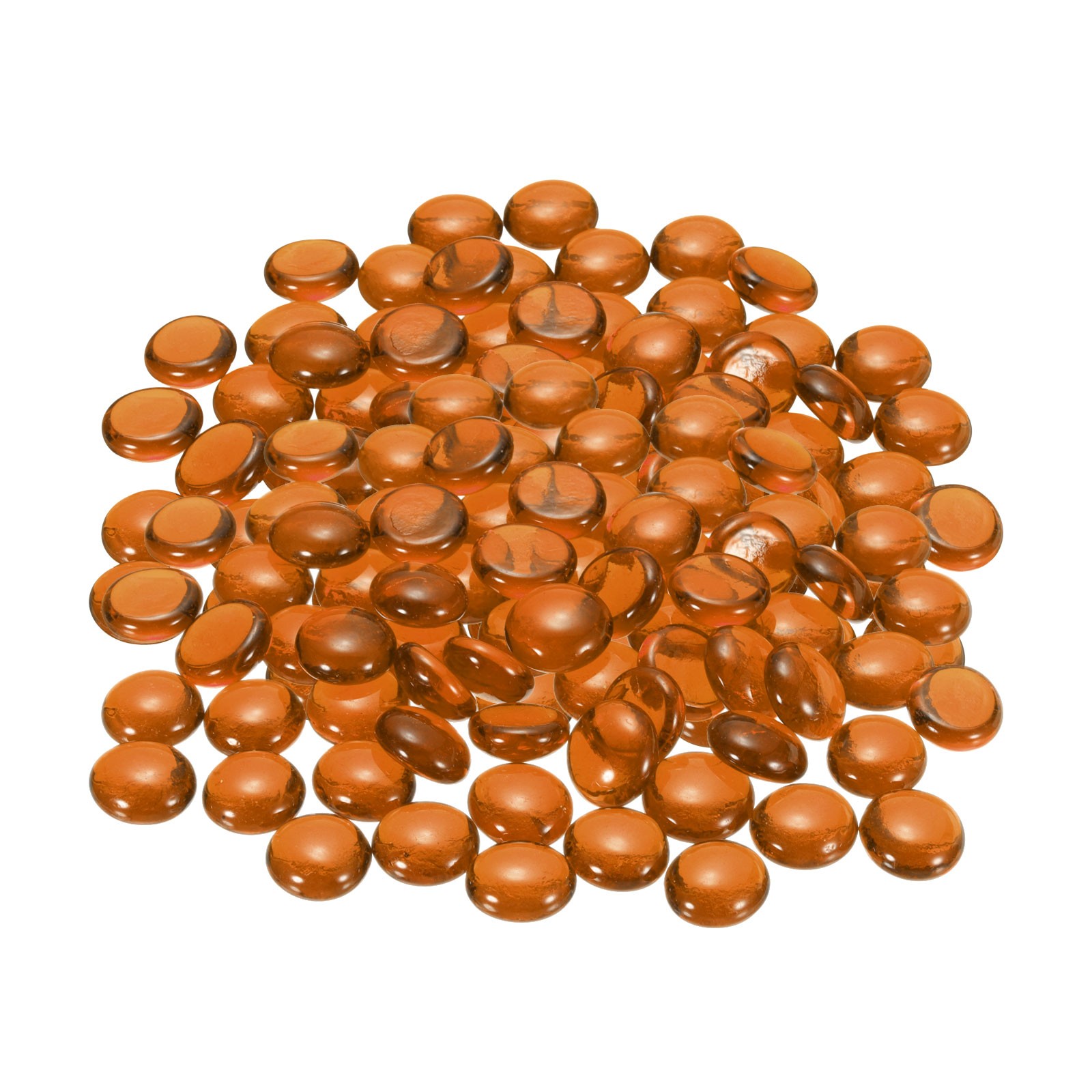 Fire Glass Beads Round Glass Marbles Gravel Pebbles 1000g/2.2lbs Coffee