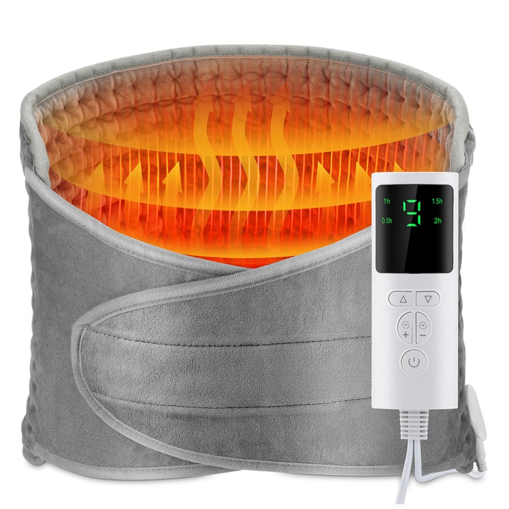 Portable Heating Support Belt Heated Waist Brace with Adjustable1248