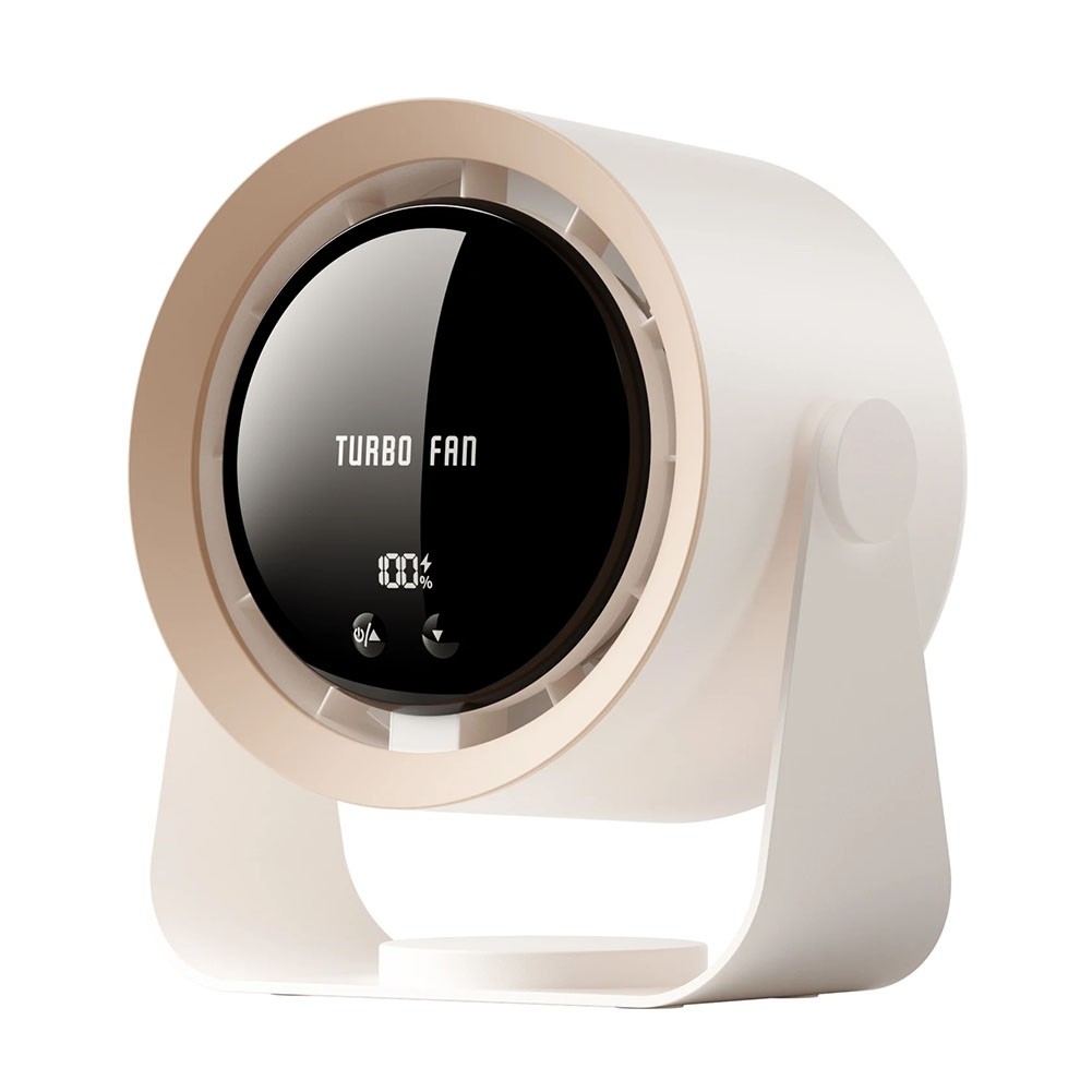 Electric Turbo Fan Cool Air Circulator Fan USB Rechargeable Desktop Wall3452