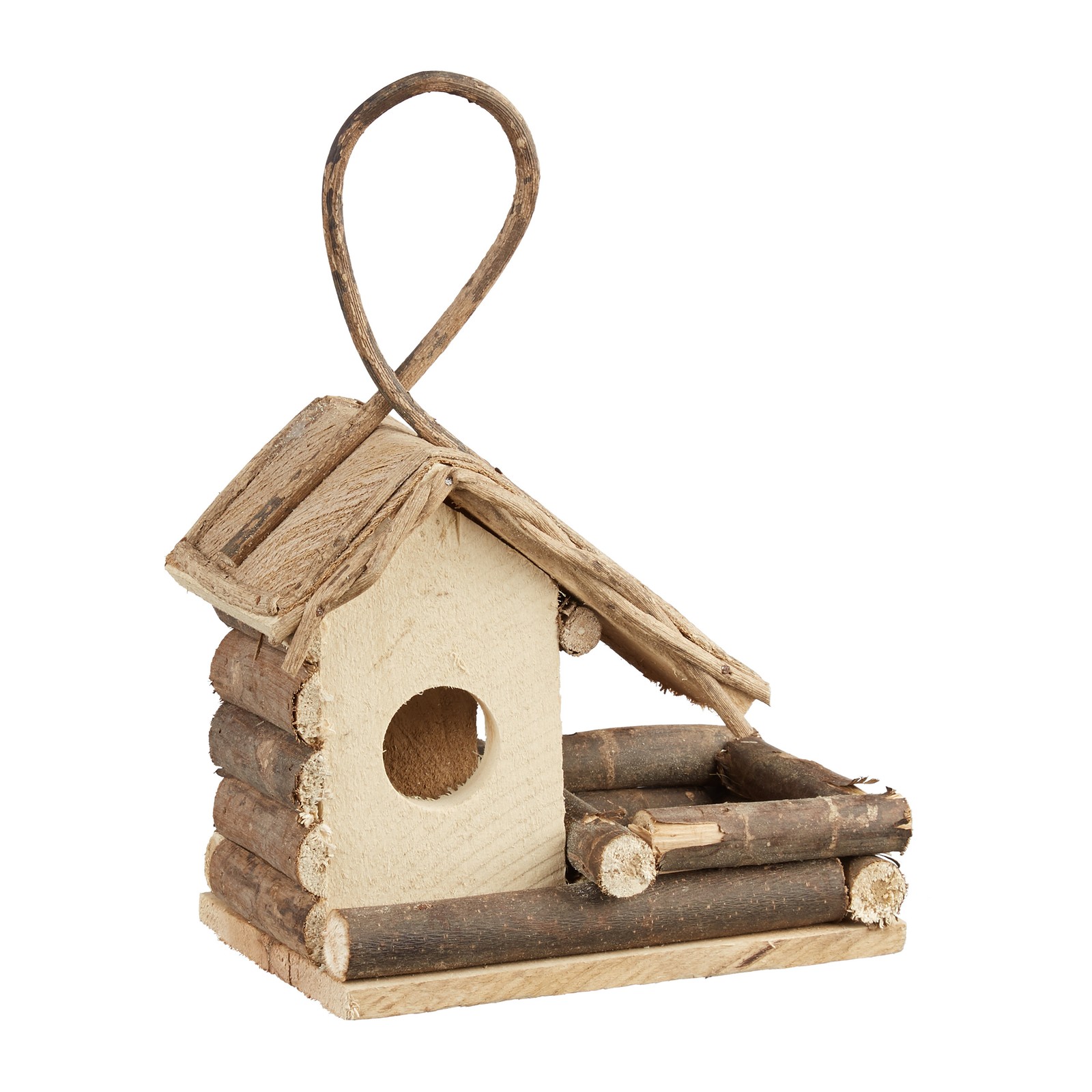 Hanging Birdhouse, Deco Nesting Box, Wooden Bird Hotel, Handmade
