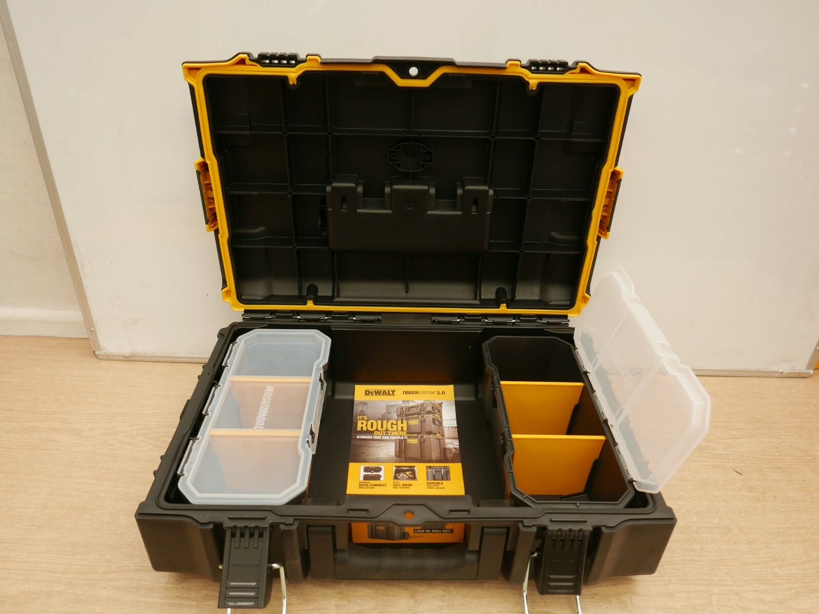 DeWALT DWST83293-1 DS166 TOUGHSYSTEM 2.0 TOOL BOX WITH CONTAINERS