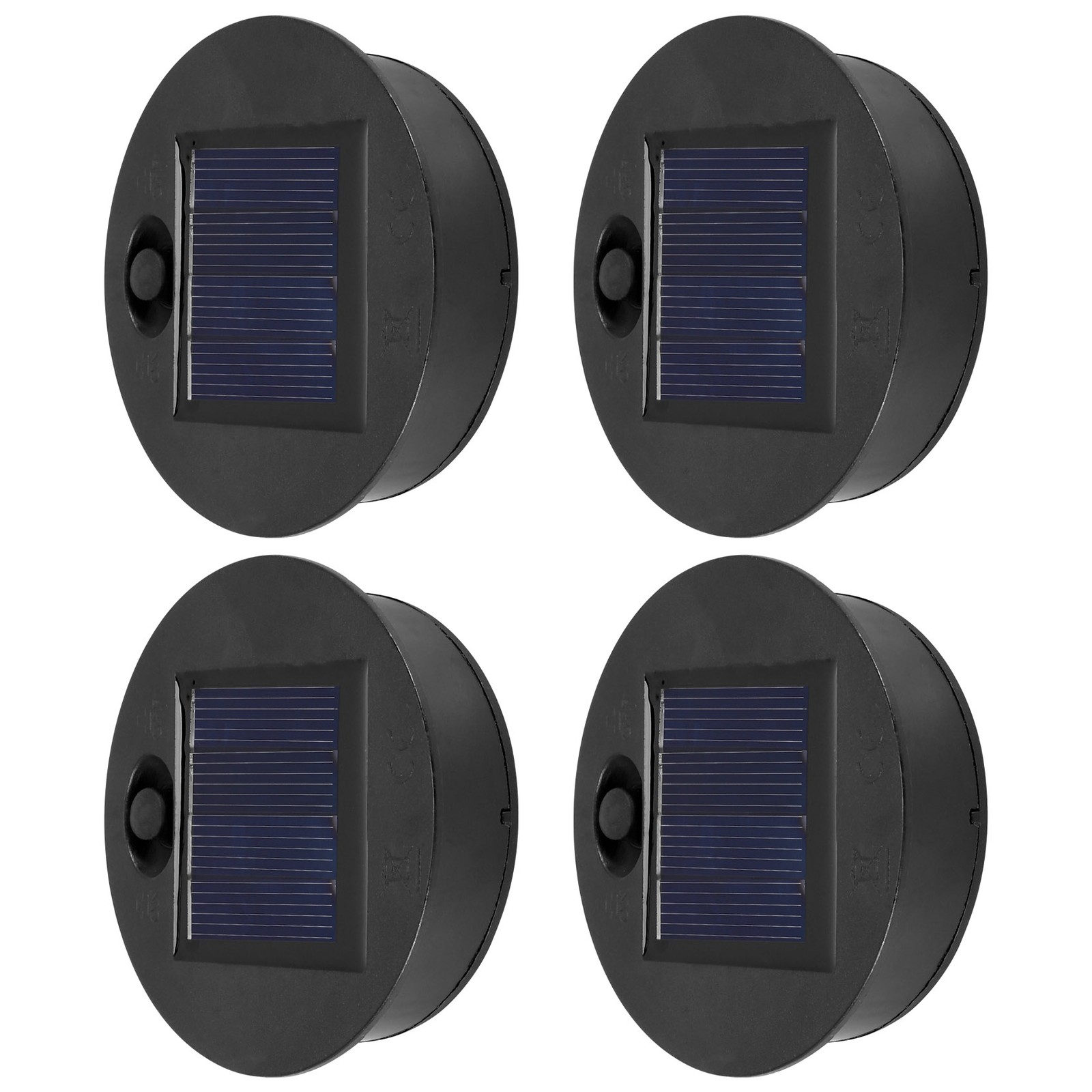 4X(4 Pieces Replacement Solar Light Tops Outdoor Hanging Light Solar Light7924