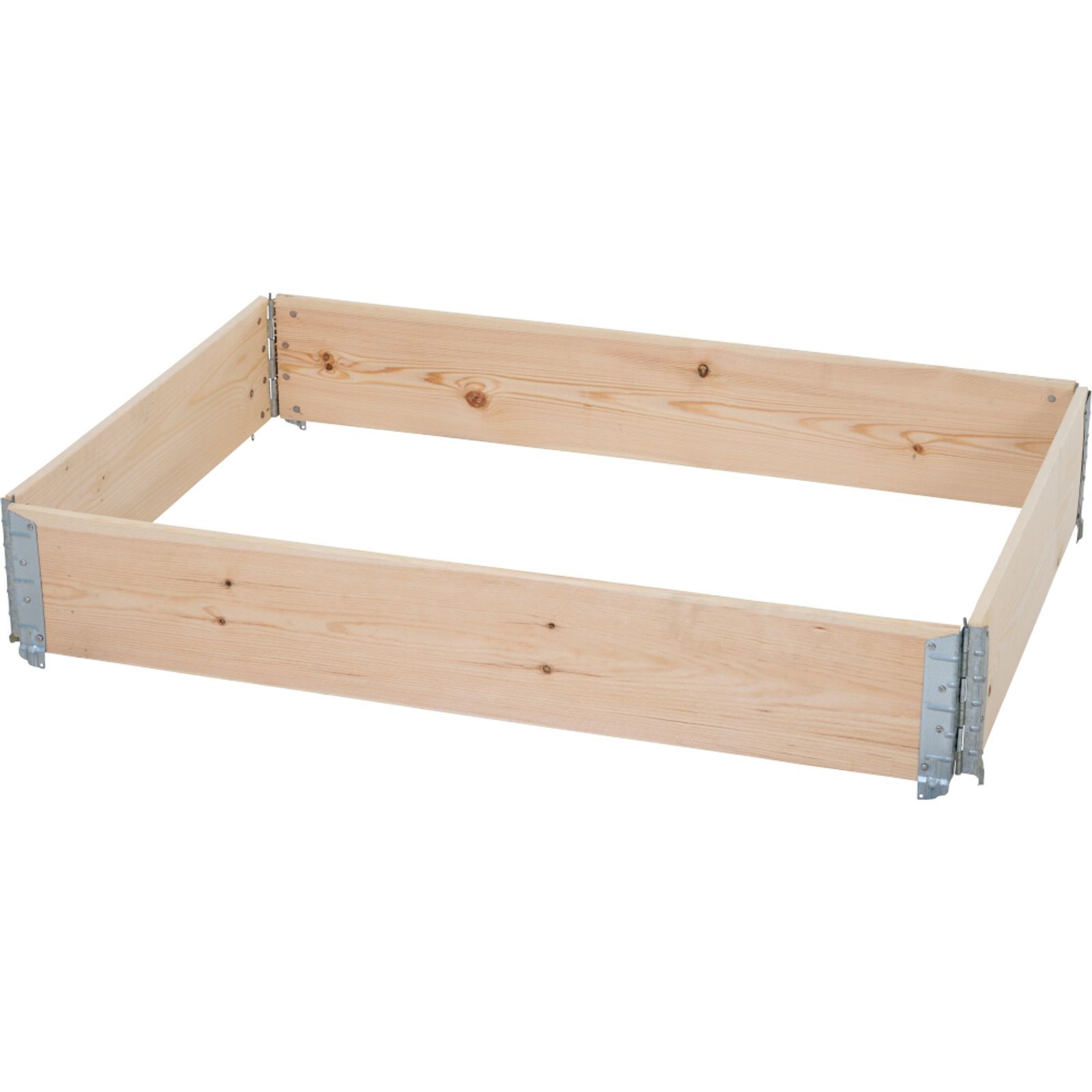 Stackable Raised Garden Bed Plant Bed Vegetable Bed 120 X 80 X 19.5 Cm Natural