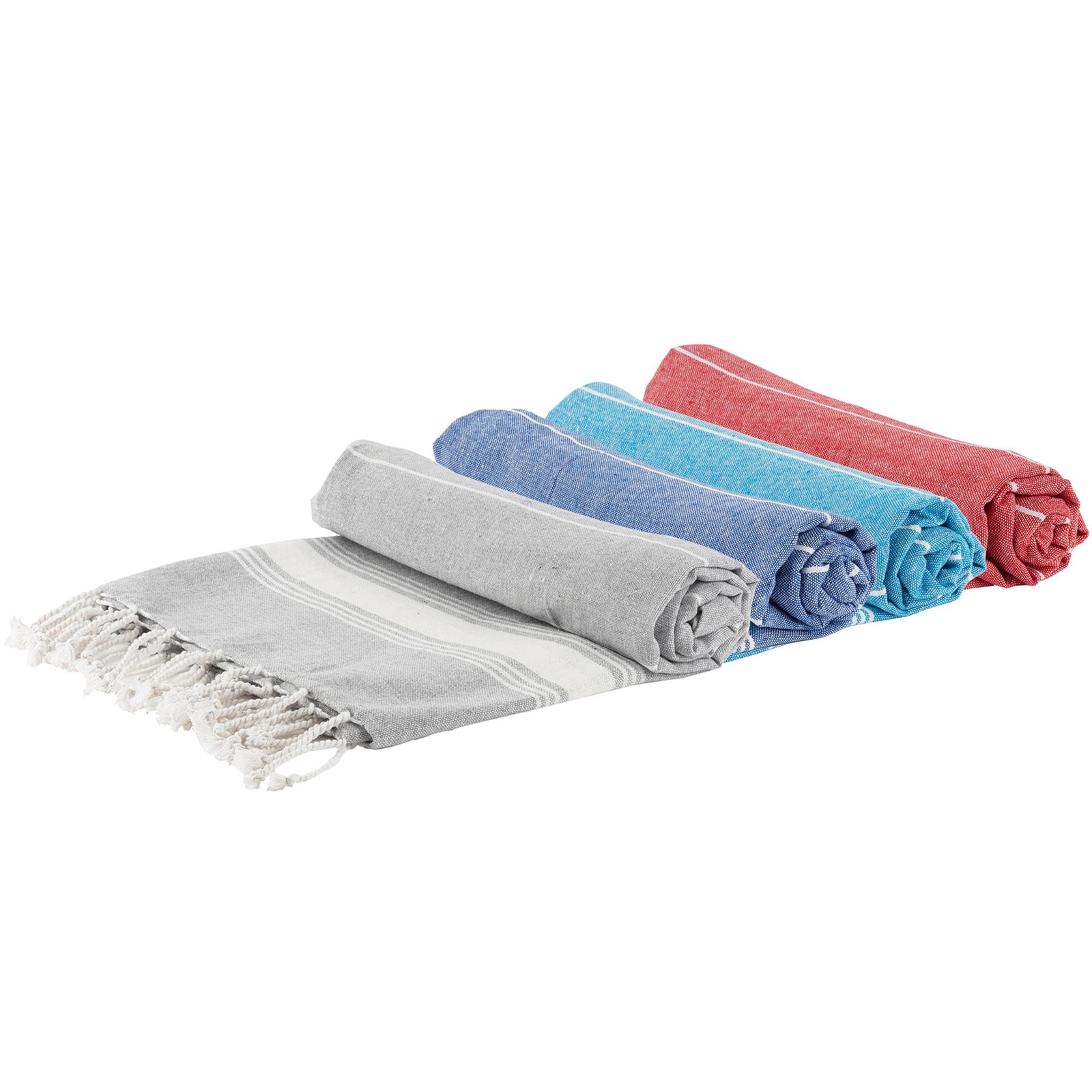 4x Turkish Cotton Bath Towels Lightweight Beach Peshtemal 170 x 90cm 4 Colours