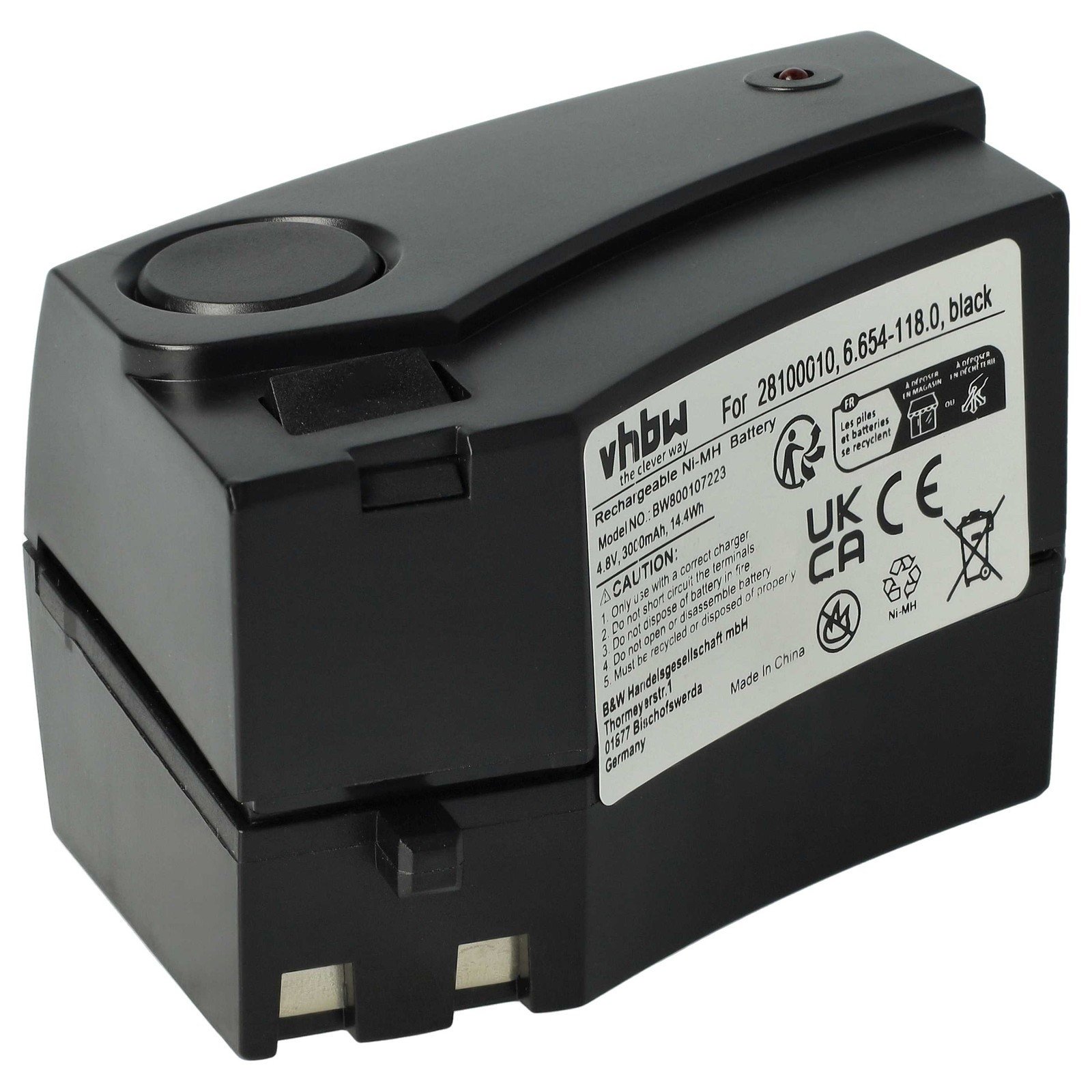 Battery for Kärcher KC55 K65 Plus KB 5 K55 Pet K55 Pet Plus 3000mAh 4.8V
