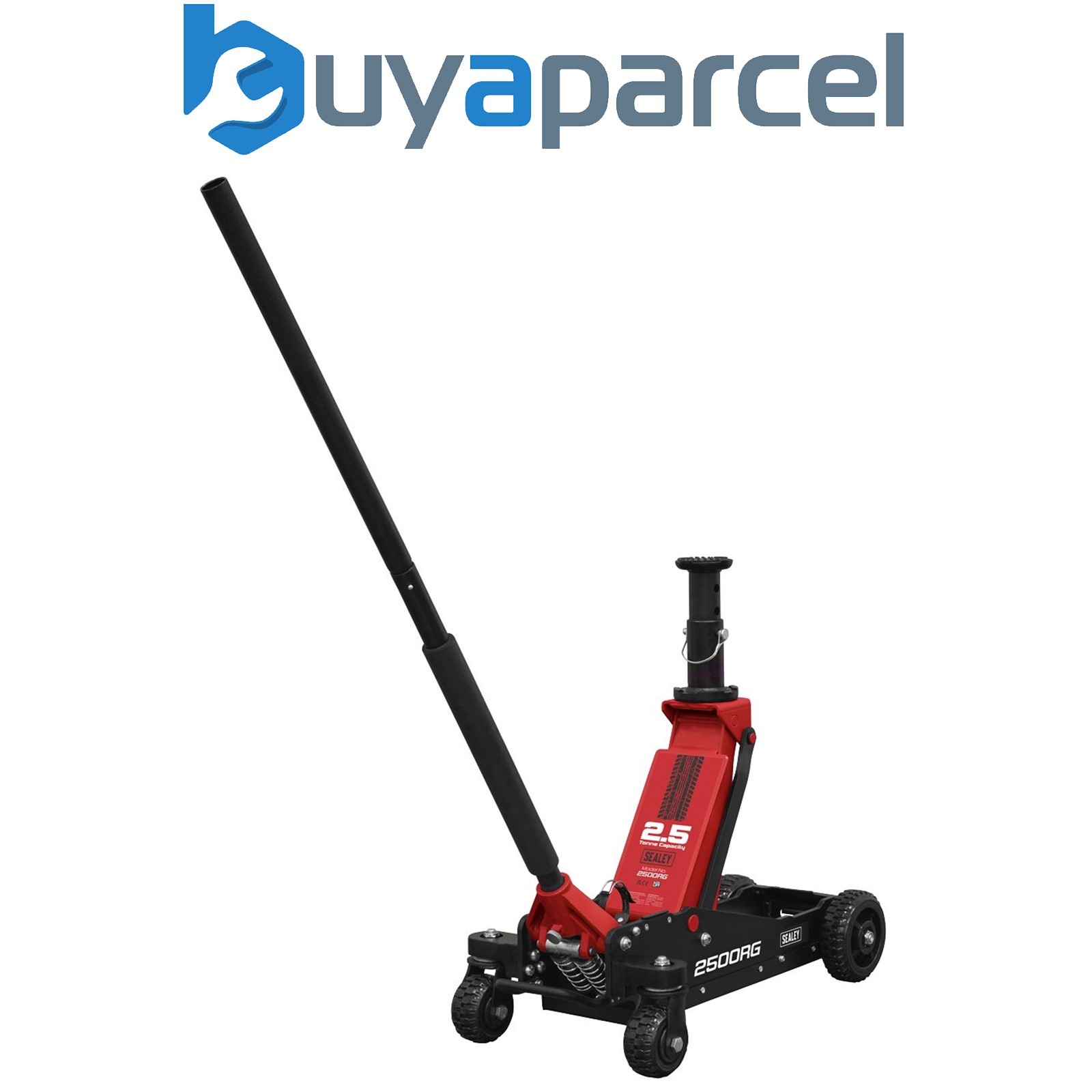 Sealey 2500RG Big Wheel Hybrid Trolley Jack Off-Road Vehicles SUVs Super Rocket