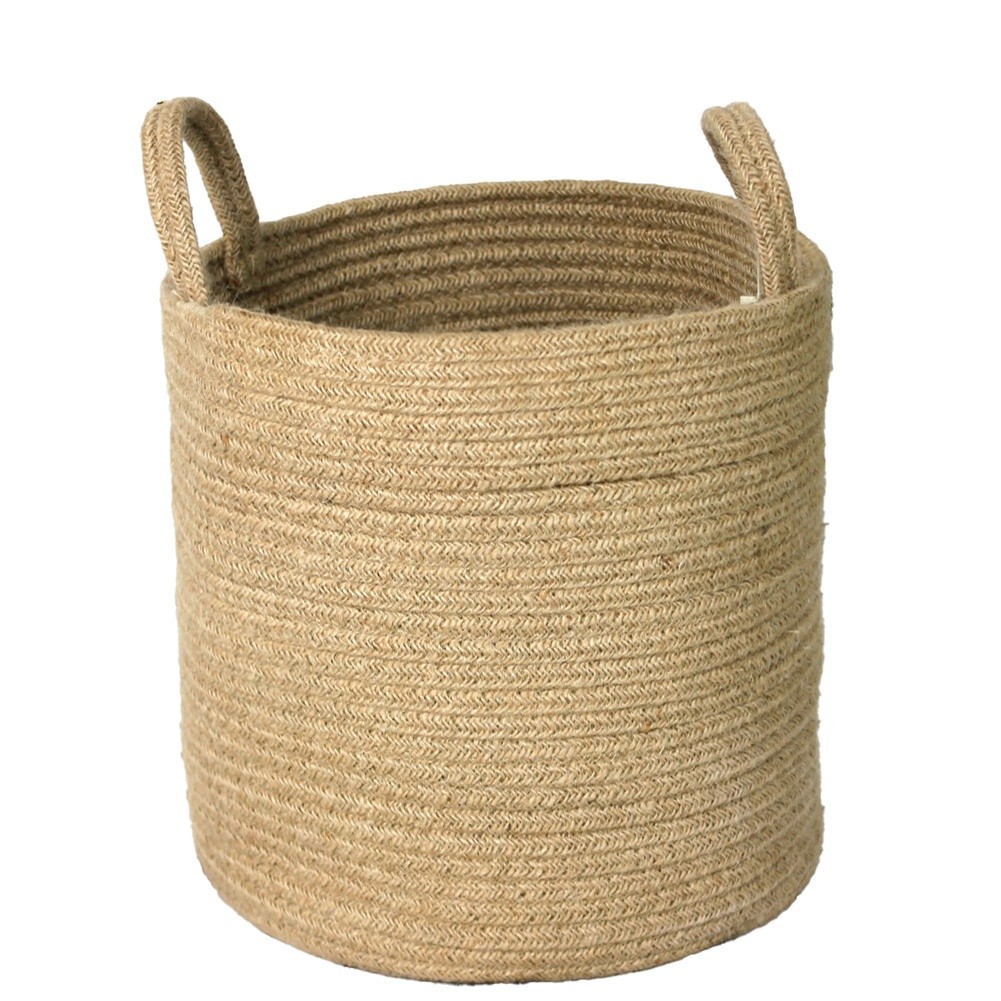 Capacity Cotton Rope Storage Basket for Toys and Clothes-Dirty Clothes8136