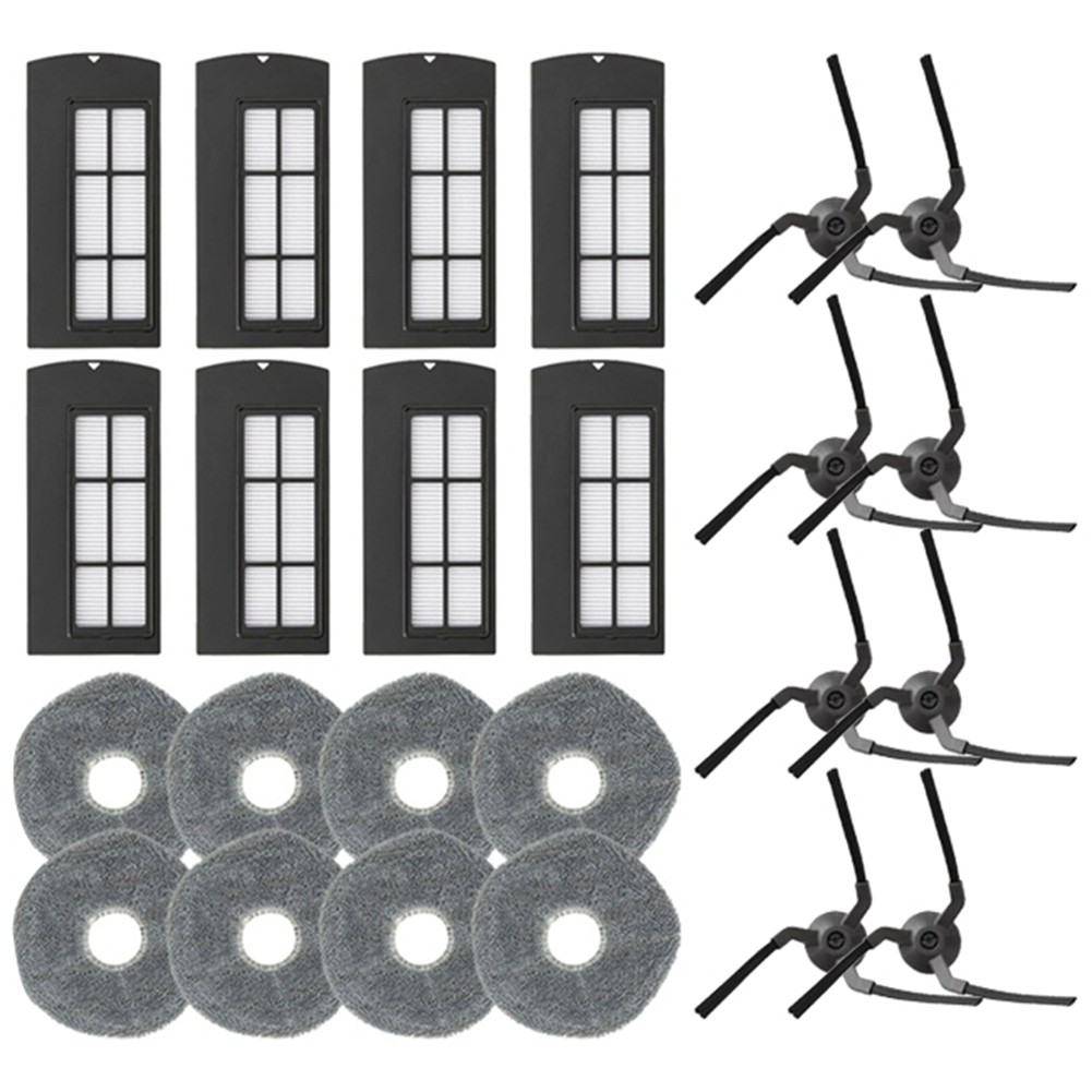 Compatible for X9 Pro Vacuum Cleaner Side Brush Hepa Mop Cloth Rag2458