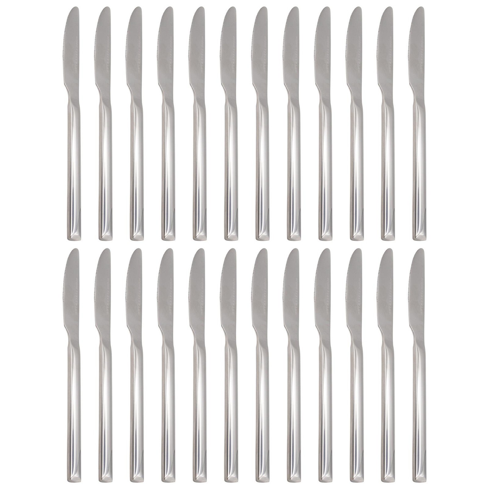 24x 23cm Tondo Stainless Steel Dinner Knives Kitchen Butter Dessert Cutlery Set