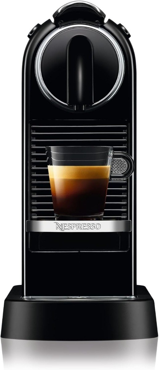 De'Longhi EN167.B Nespresso CitiZ Pod Coffee Machine Single-Serve 1260w Black