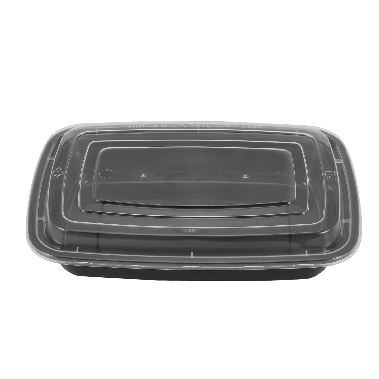 25PCS Meal Prep Containers, 1 Compartment Food Prep Containers, Food9896