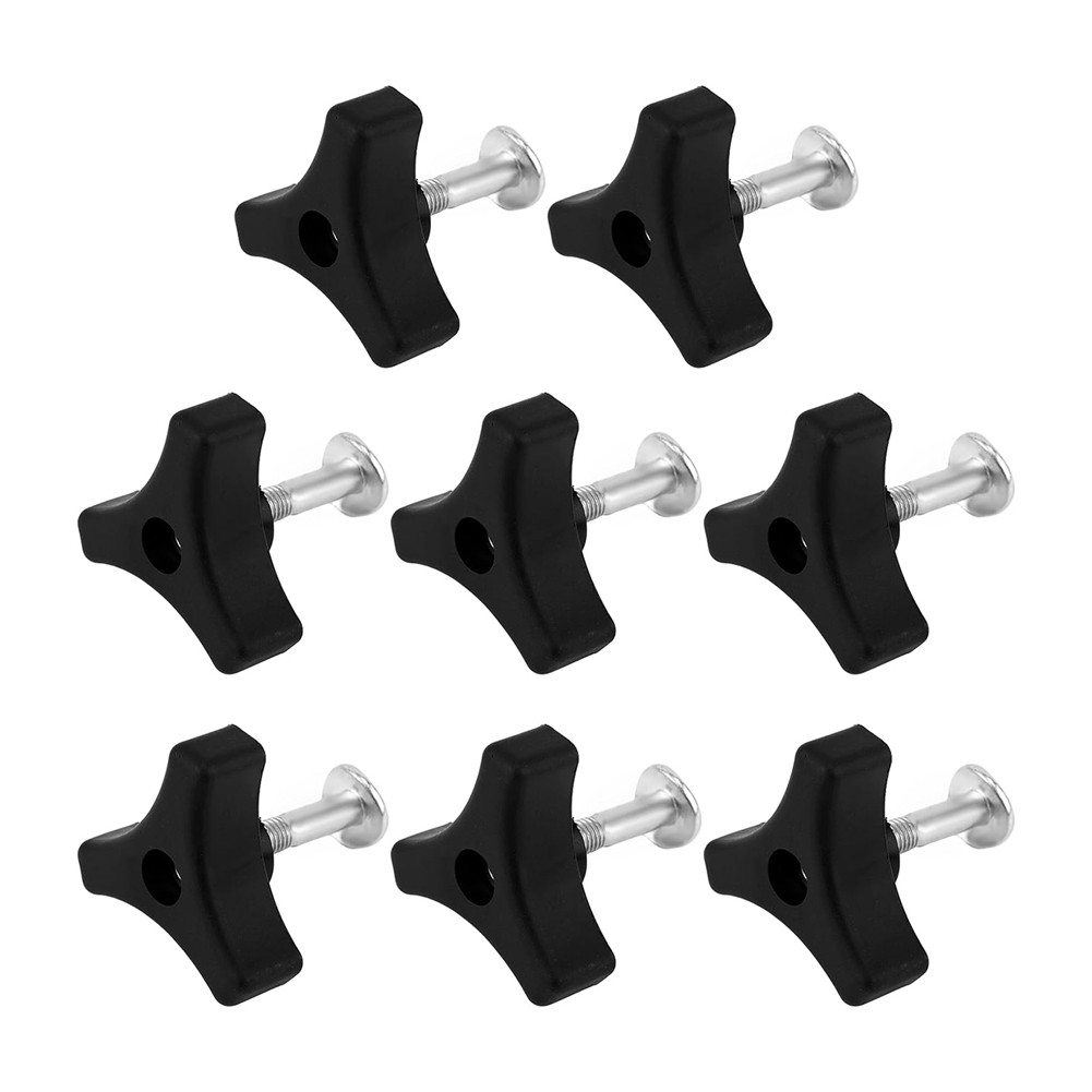 3X(8 Sets Lawn Mower Handle Bolts, Triangle Handle Knob Screw Bolt8411